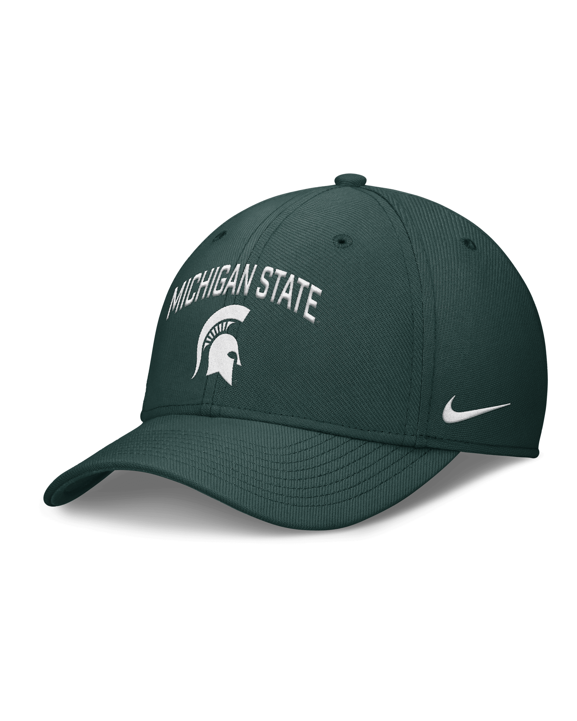 Michigan State On-Field Rise Swoosh Men's Nike Dri-FIT College Hat - Green