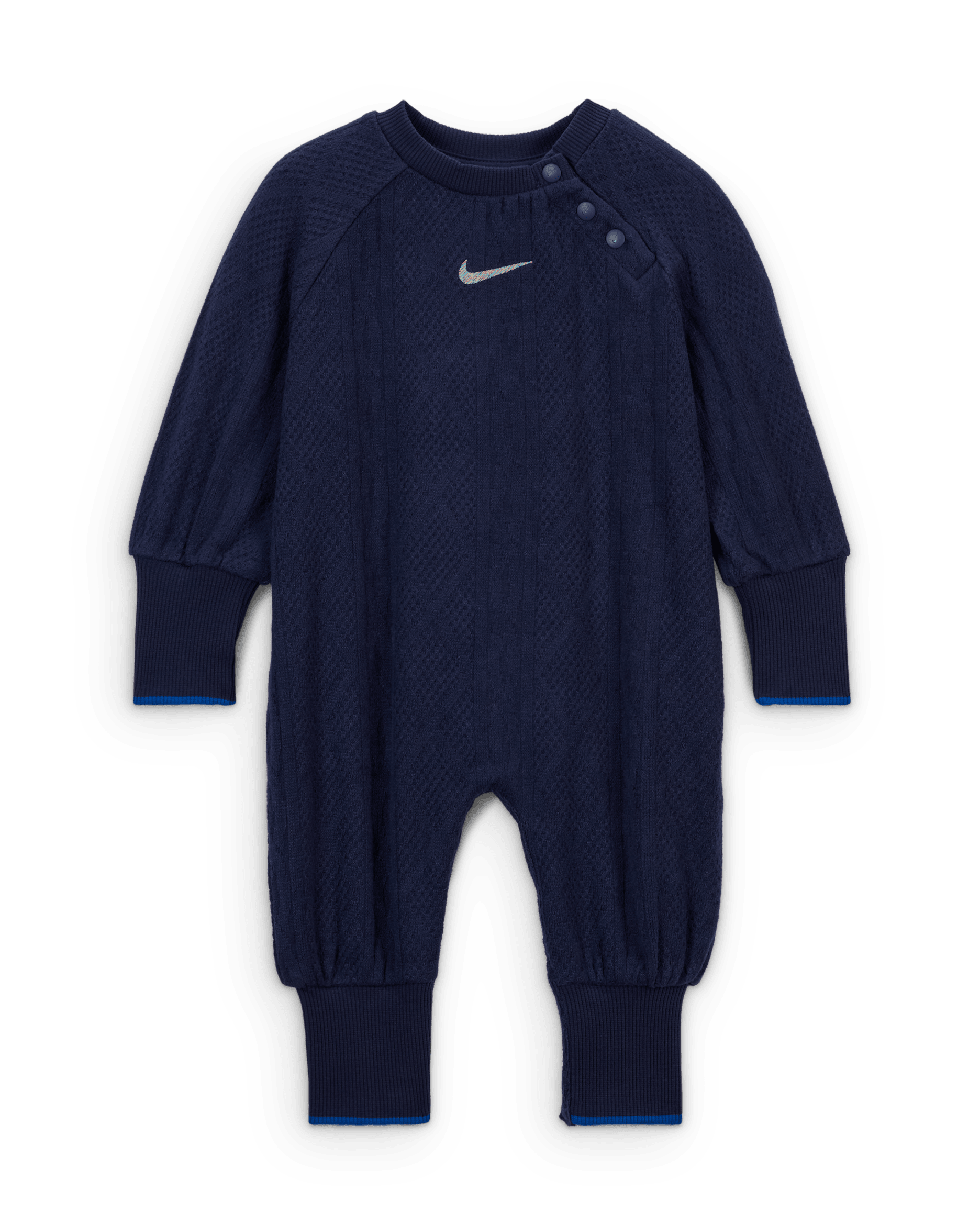 Mono para bebé (de 0 a 9 meses) Cable Knit Nike ReadySet  - Azul marino medianoche