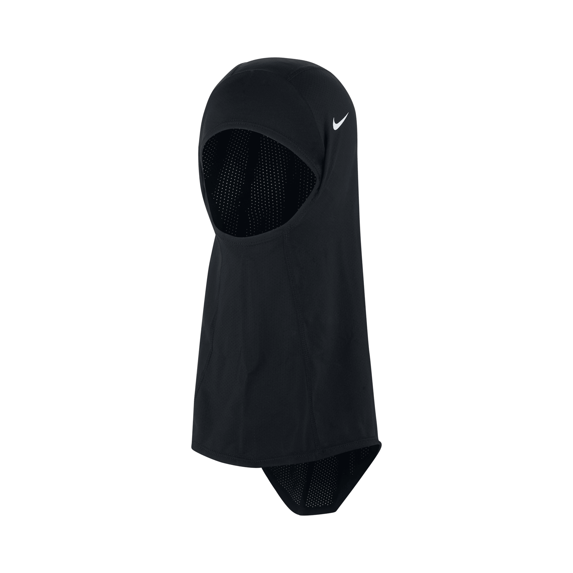 Nike Pro Hijab für Kinder - Schwarz/Weiß