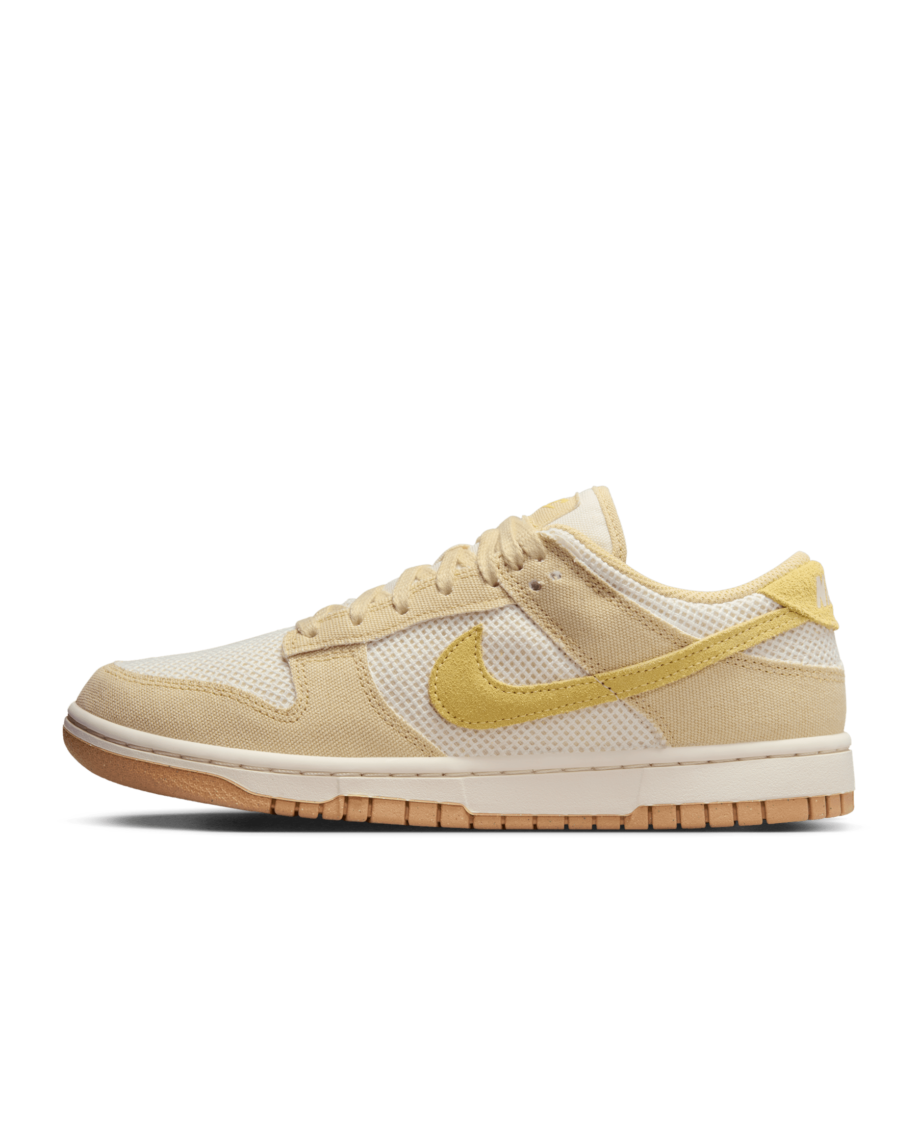 Nike Dunk Low Next Nature SE Women's Shoes - Team Gold/Pale Ivory/Gum Yellow/Soft Yellow