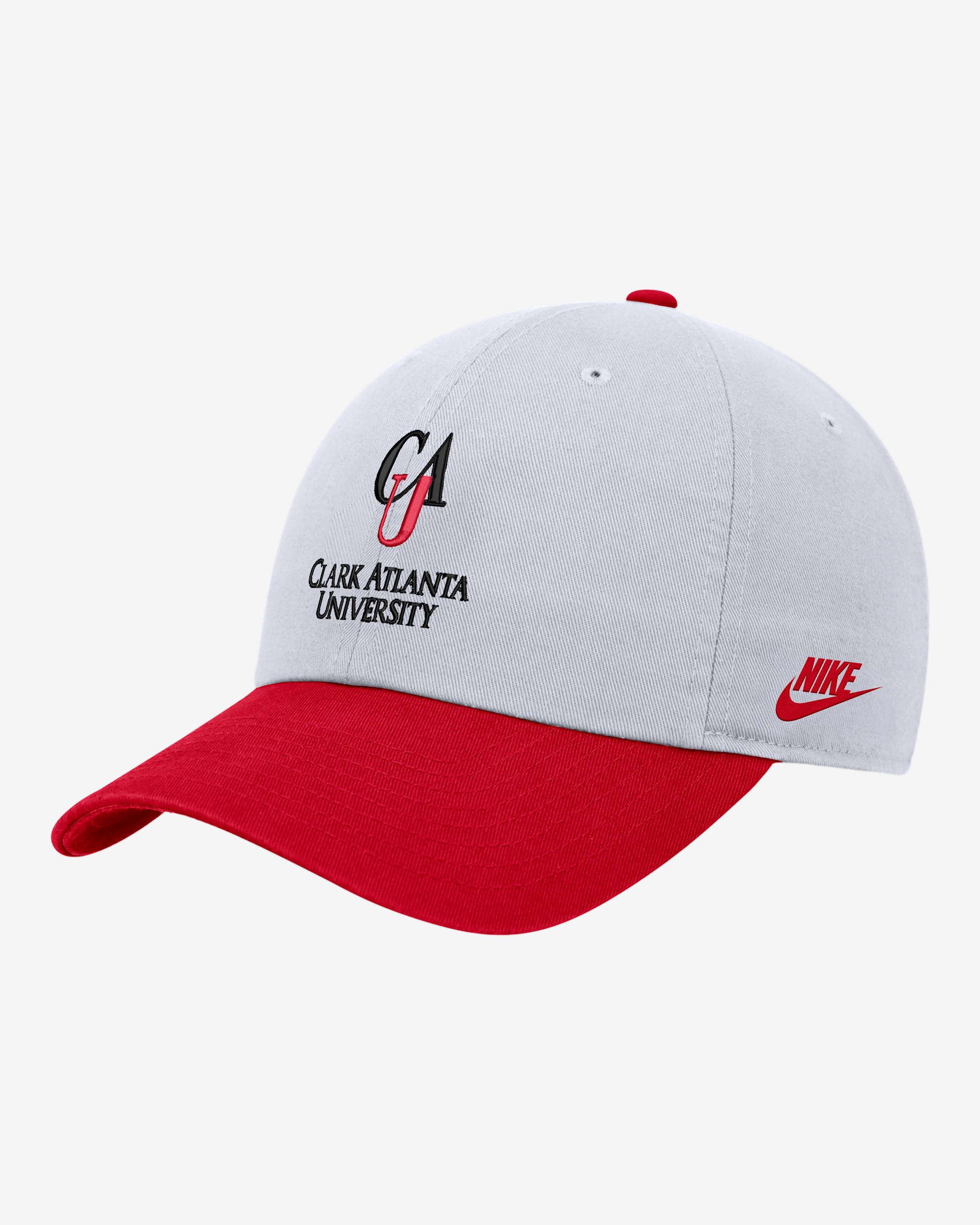 Clark Atlanta Nike College Adjustable Cap - White