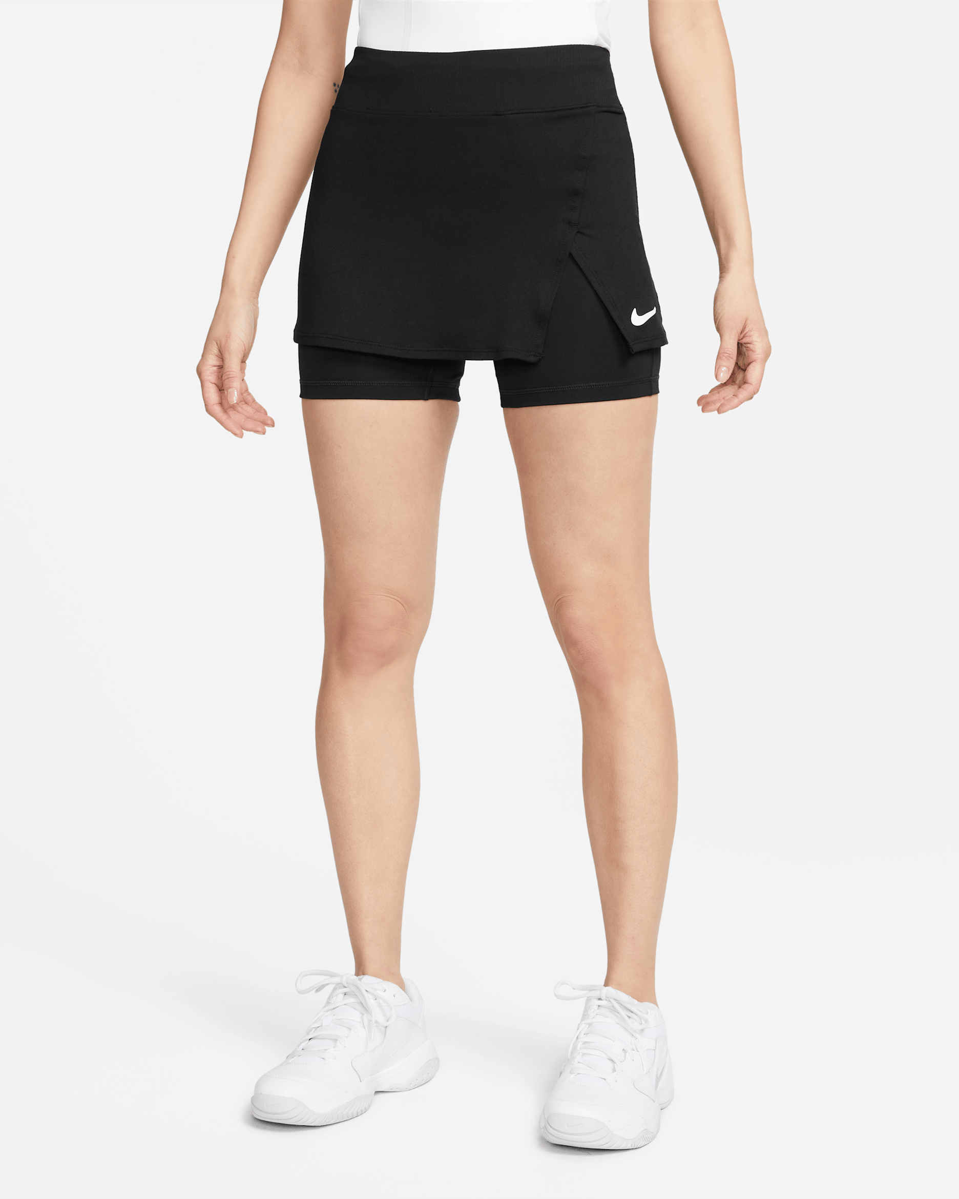 ナイキ スカート レディース ボトムス W NKCT DF VCTRY FLOUNCY - Sports skirt - black/white