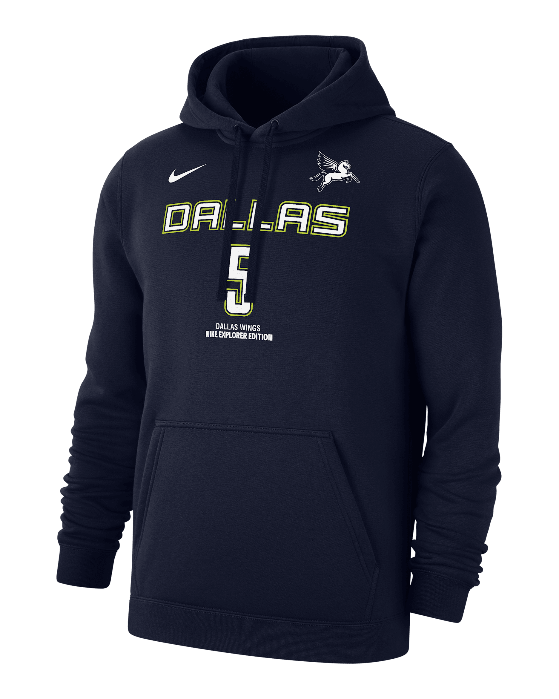 Paige Bueckers Dallas Wings Club Nike WNBA Fleece Pullover Hoodie - Navy