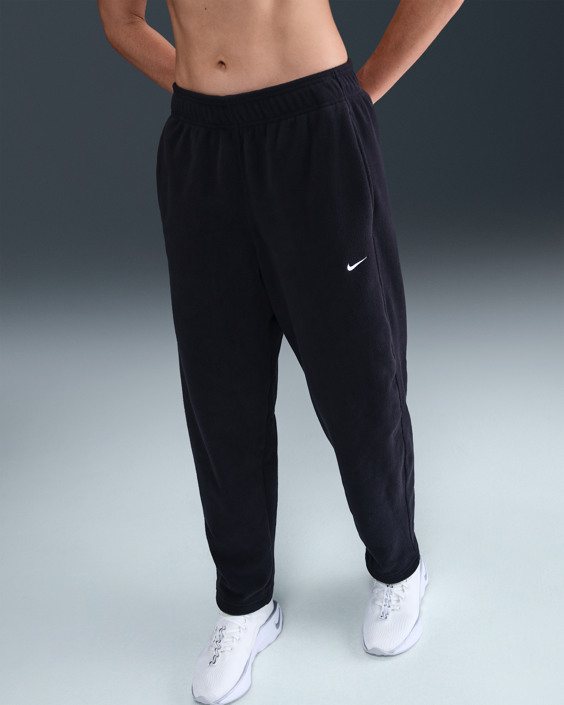 Nike One Women's Therma-FIT Mid-Rise Fleece Pants