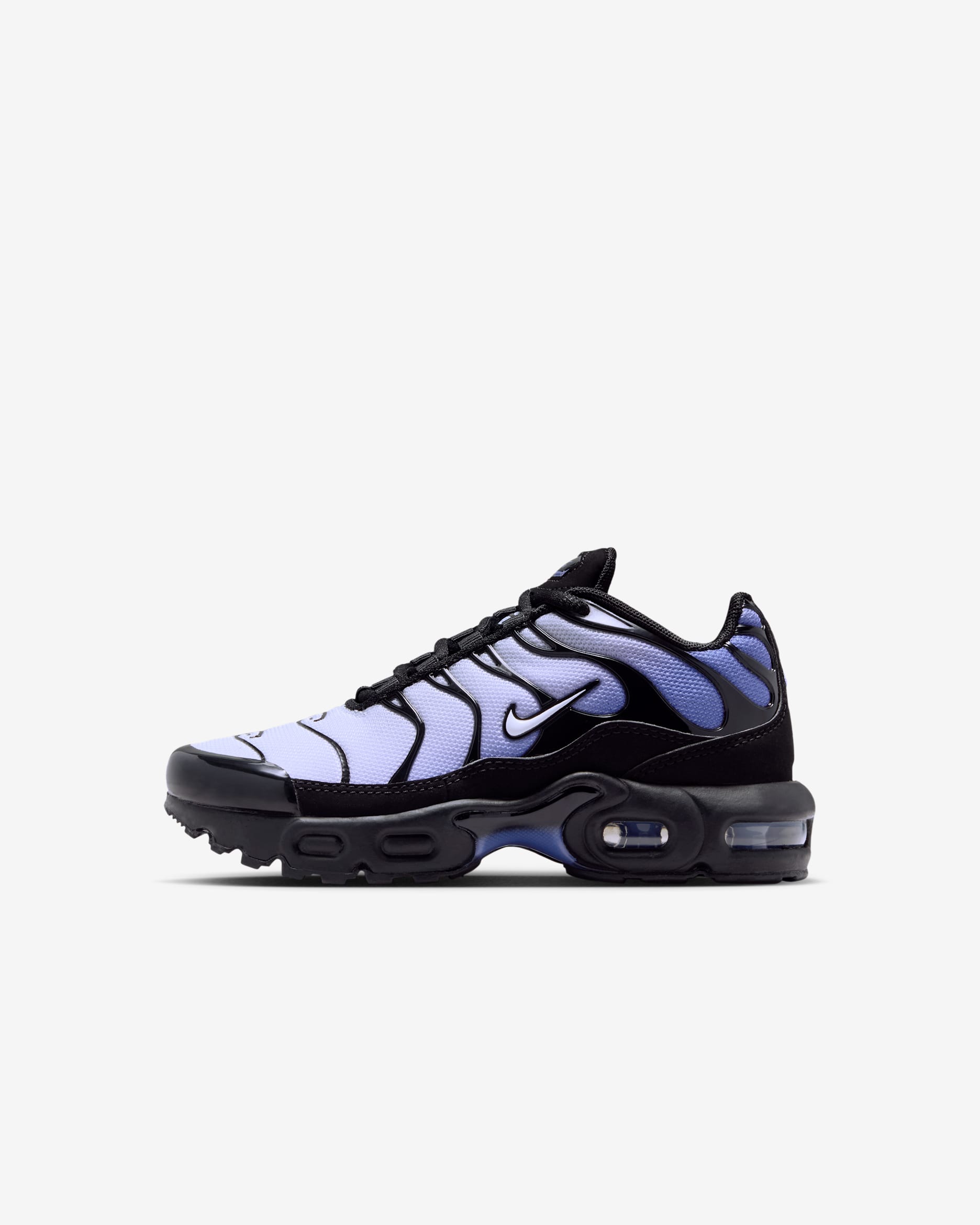 Nike Air Max Plus Younger Kids' Shoes - Black/Sapphire/Pure Platinum/White