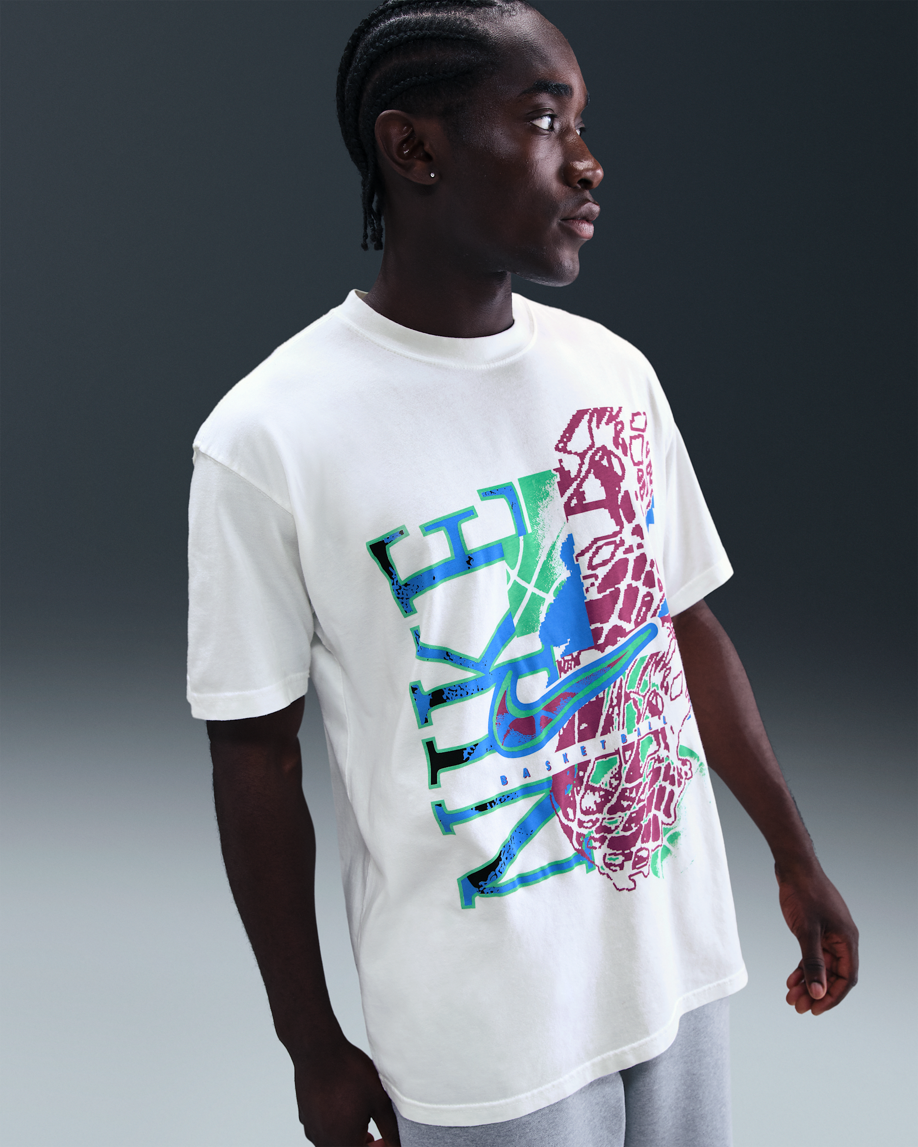 Nike Men's Basketball T-Shirt - Sail