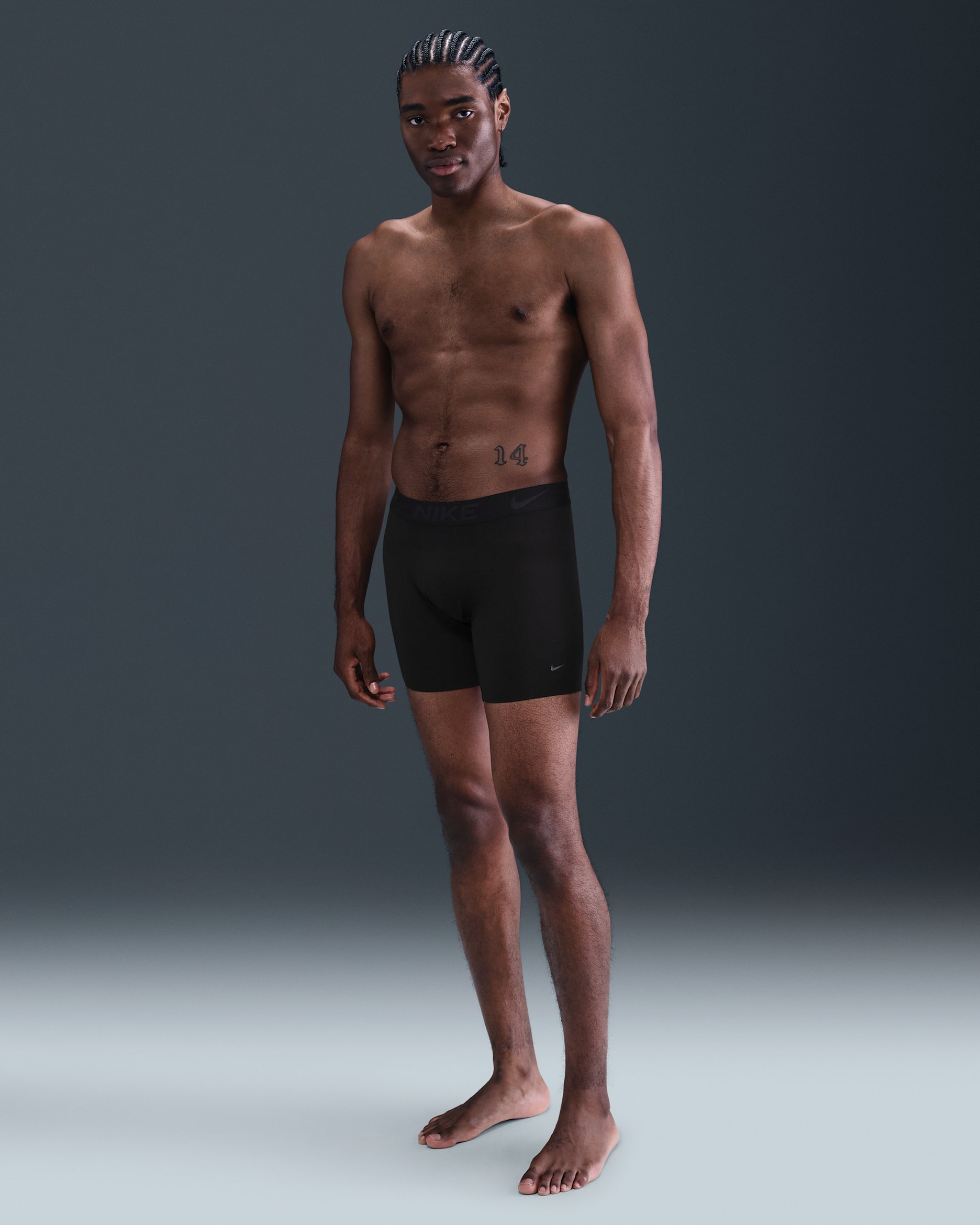 Nike Elite Micro Men's Dri-FIT ADV Boxer Briefs - Black