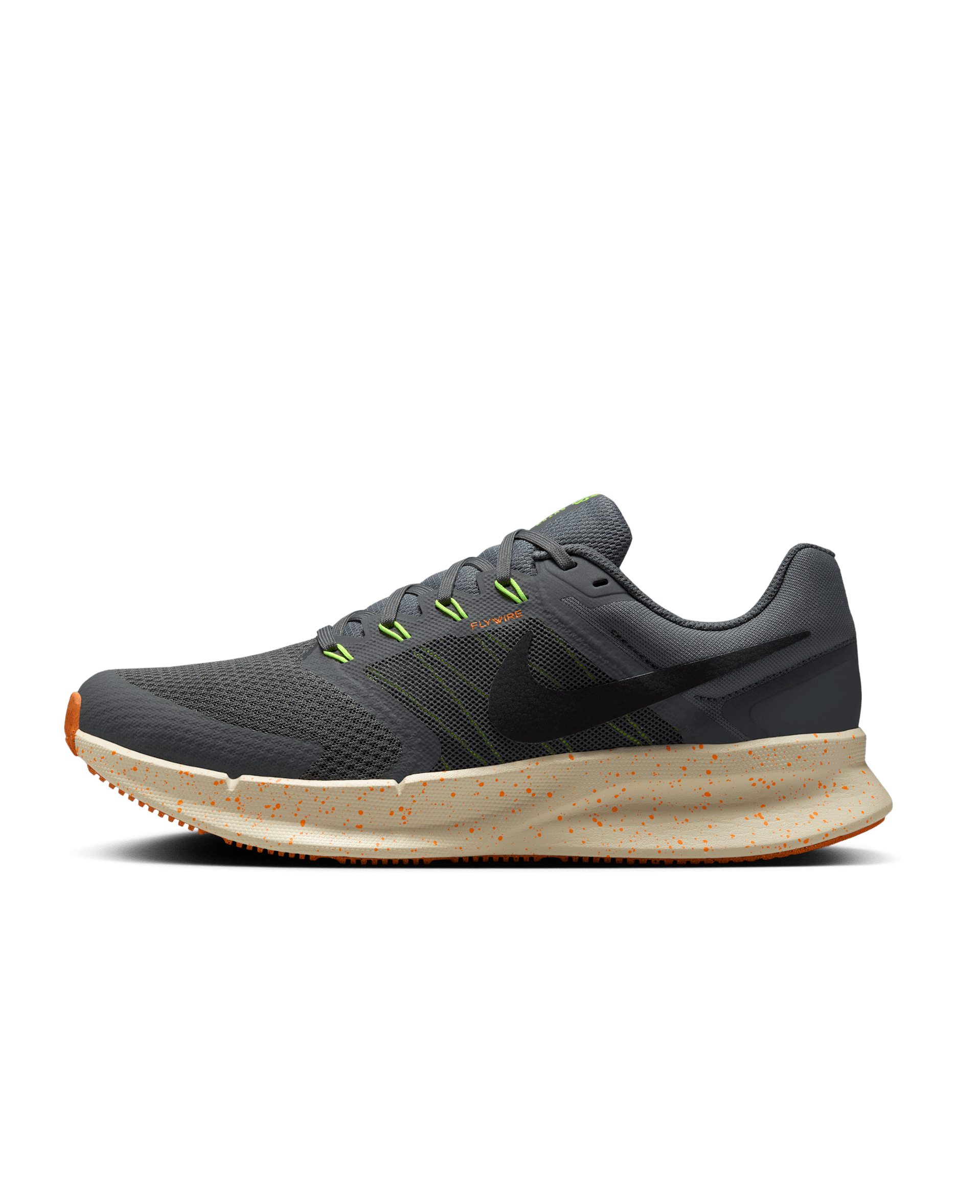 Nike Run Swift 3 Men's Road Running Shoes - Iron Grey/Total Orange/Volt/Black