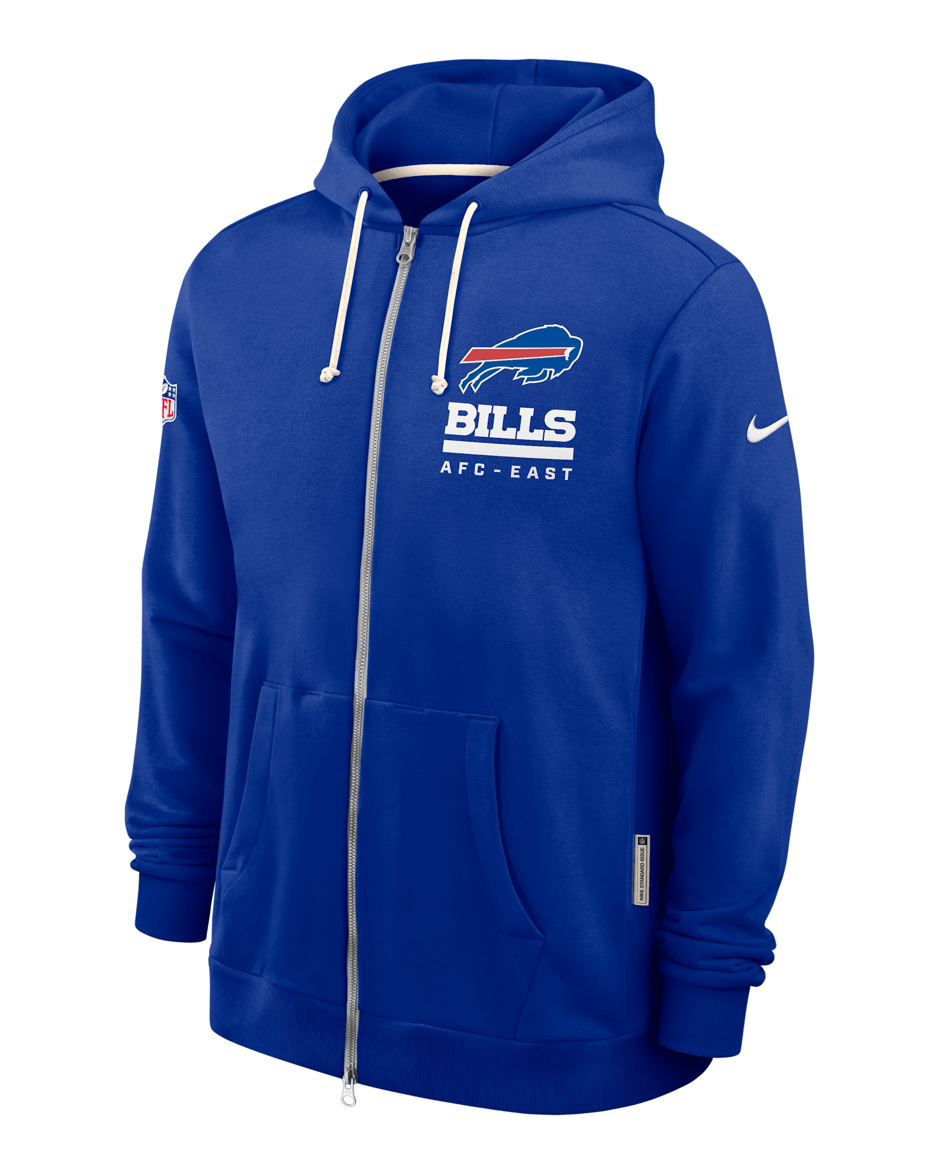 Buffalo Bills Utility Player Sideline Men's Nike Dri-FIT NFL Full-Zip Hoodie - Royal