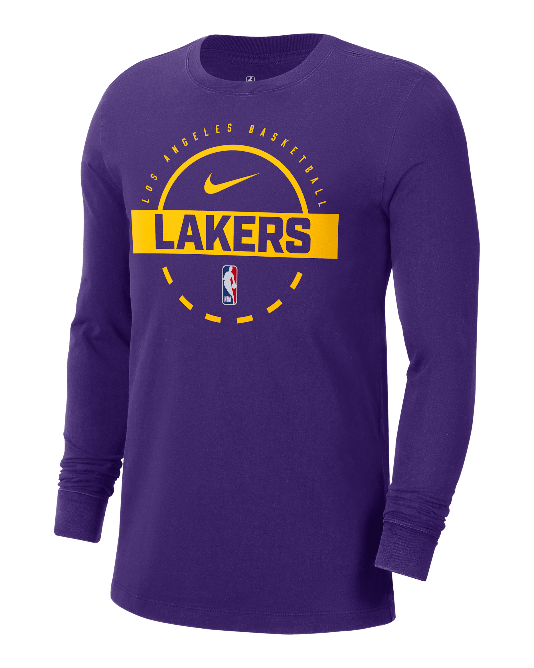 Los Angeles Lakers Men's Nike NBA Practice Long-Sleeve T-Shirt - Field Purple