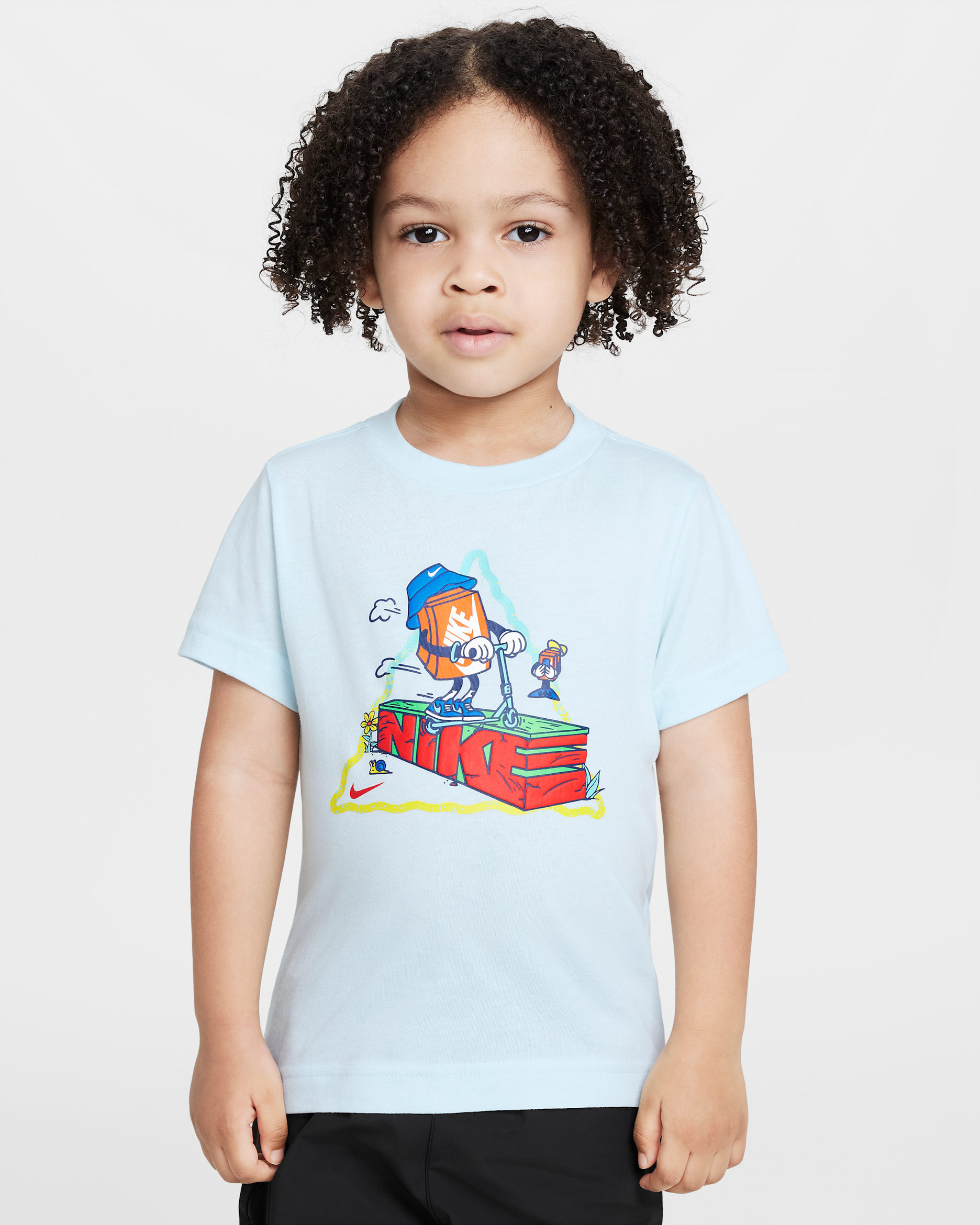 Nike Toddler Boxy Scooter T-Shirt - Glacier Blue
