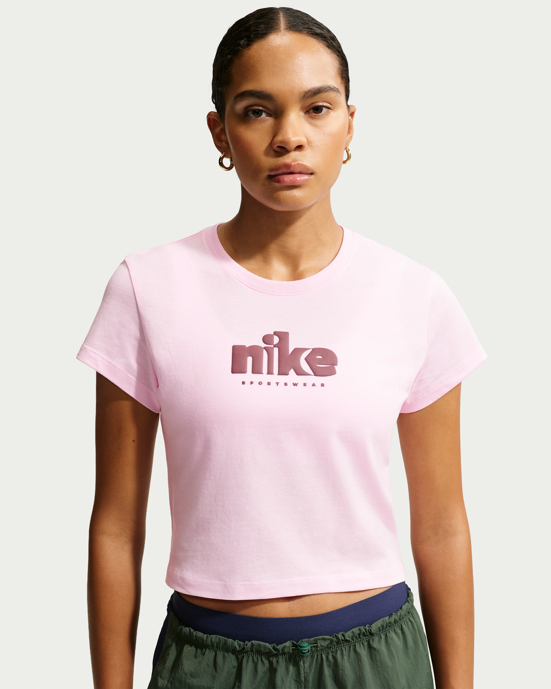 Nike Sportswear Club Women's Short-Sleeve T-Shirt - Pink Foam/Tattoo
