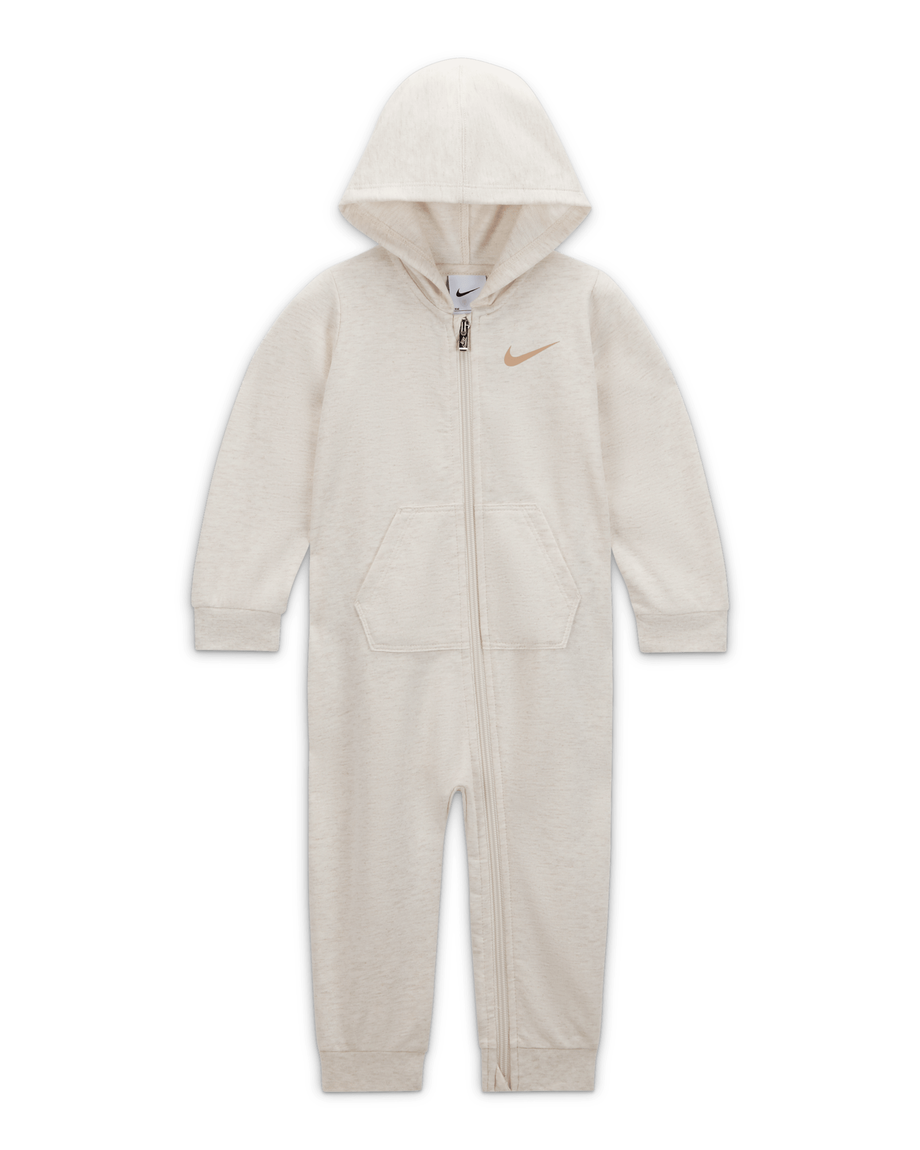 Nike Essentials Hooded Coverall Overall (Babys) - Pale Ivory