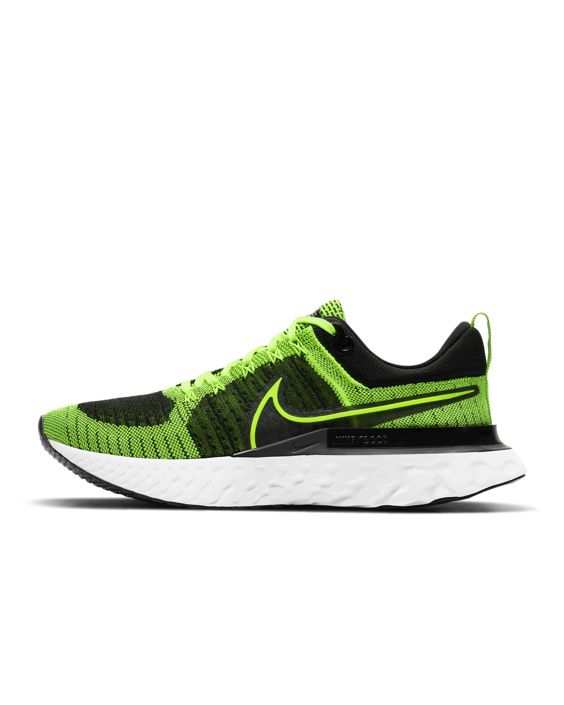 Nike React Infinity 2 Herren-Straßenlaufschuh - Volt/Schwarz/Sequoia/Weiß