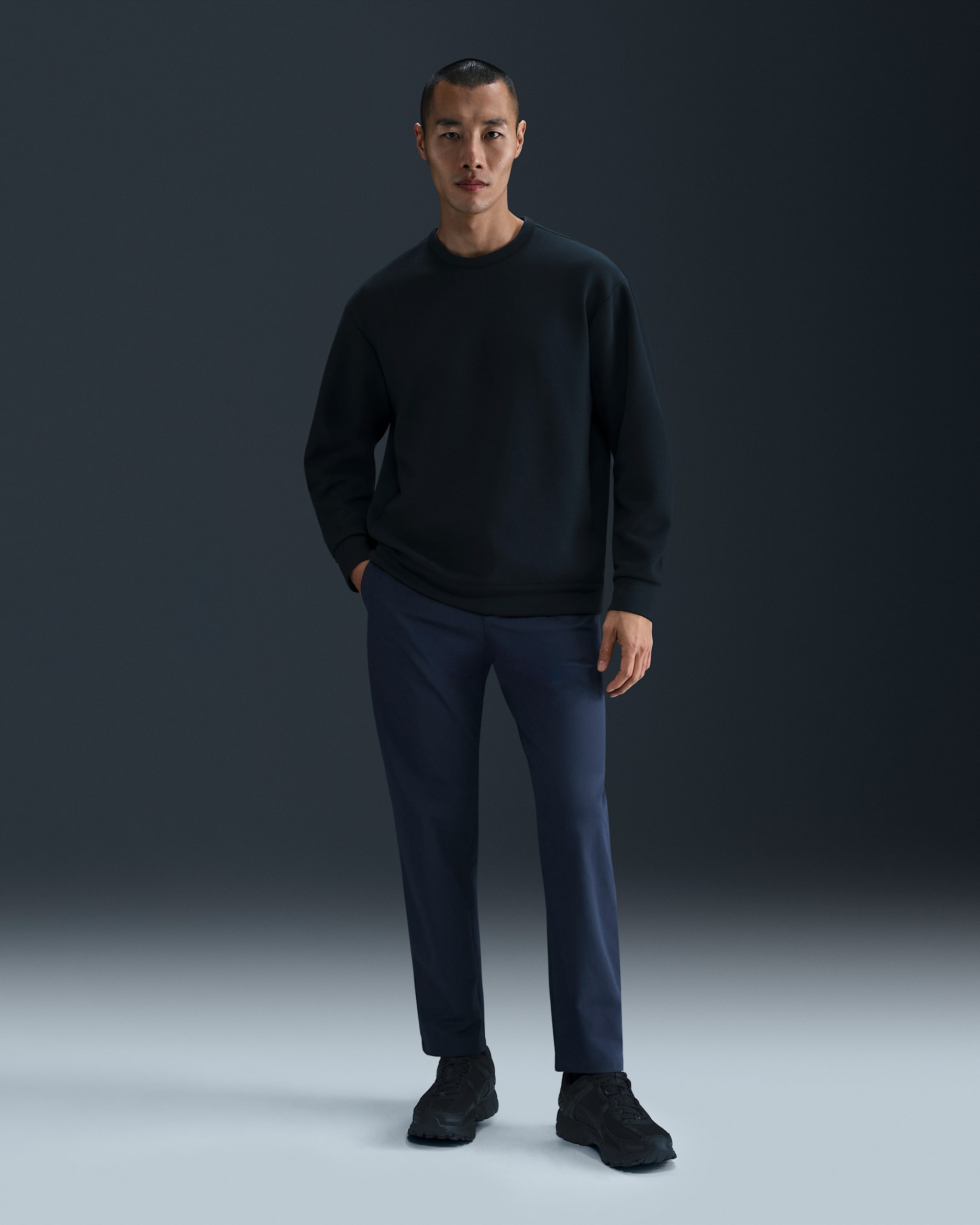 Nike 24.7 PerfectStretch Men's Dri-FIT 5-Pocket Regular Pants - Obsidian/Black/Dark Obsidian