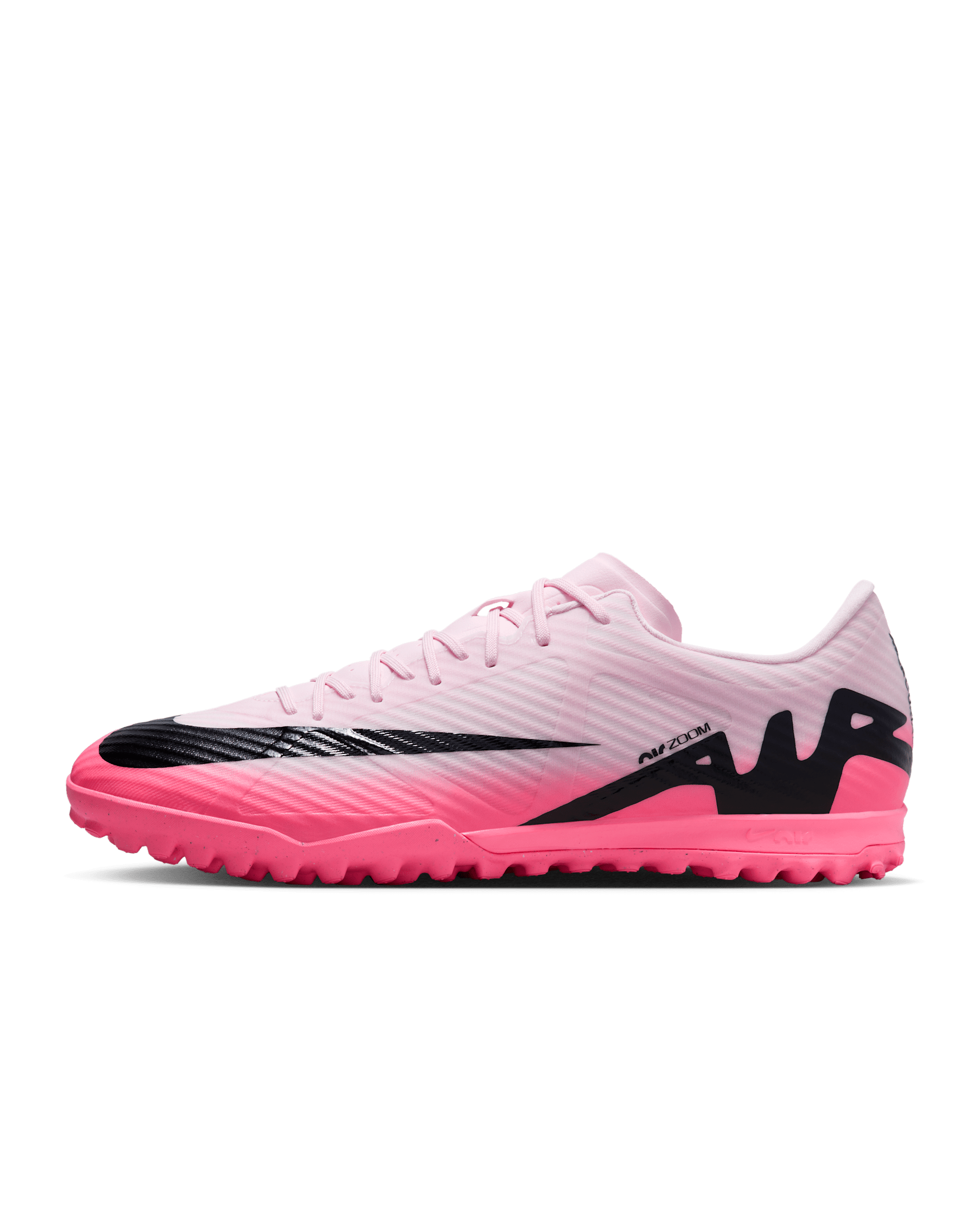 Nike Mercurial Vapor 15 Academy TF Low-Top Football Shoes - Pink Foam/Black