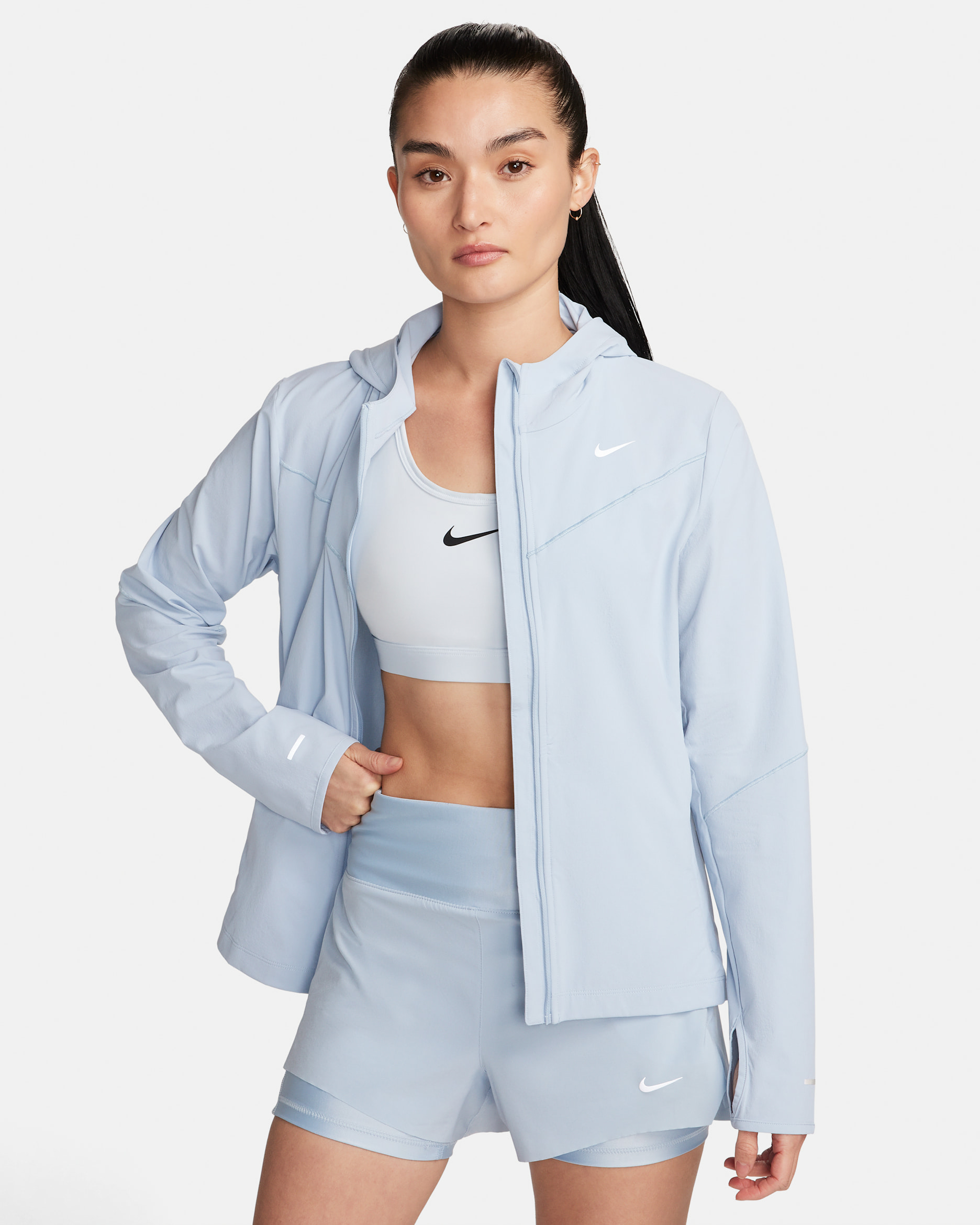 Nike Swift UV Women's Running Jacket - Light Armoury Blue