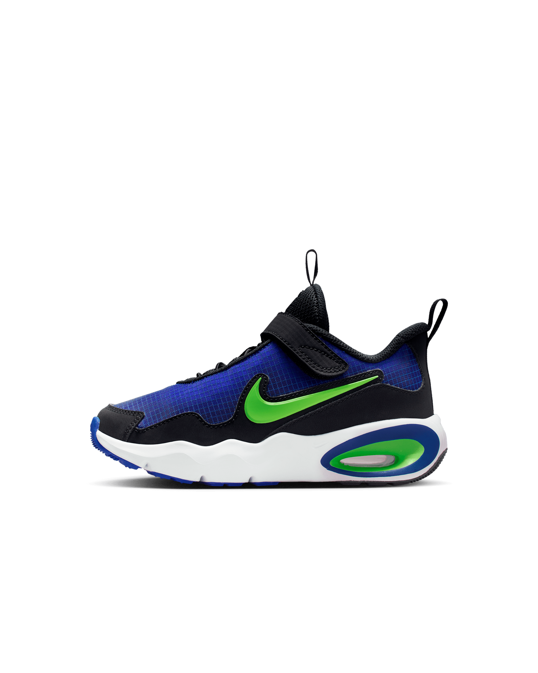 Tenis para niños de preescolar Nike Air Max Nova - Azul carrera/Negro/Blanco/Verde strike