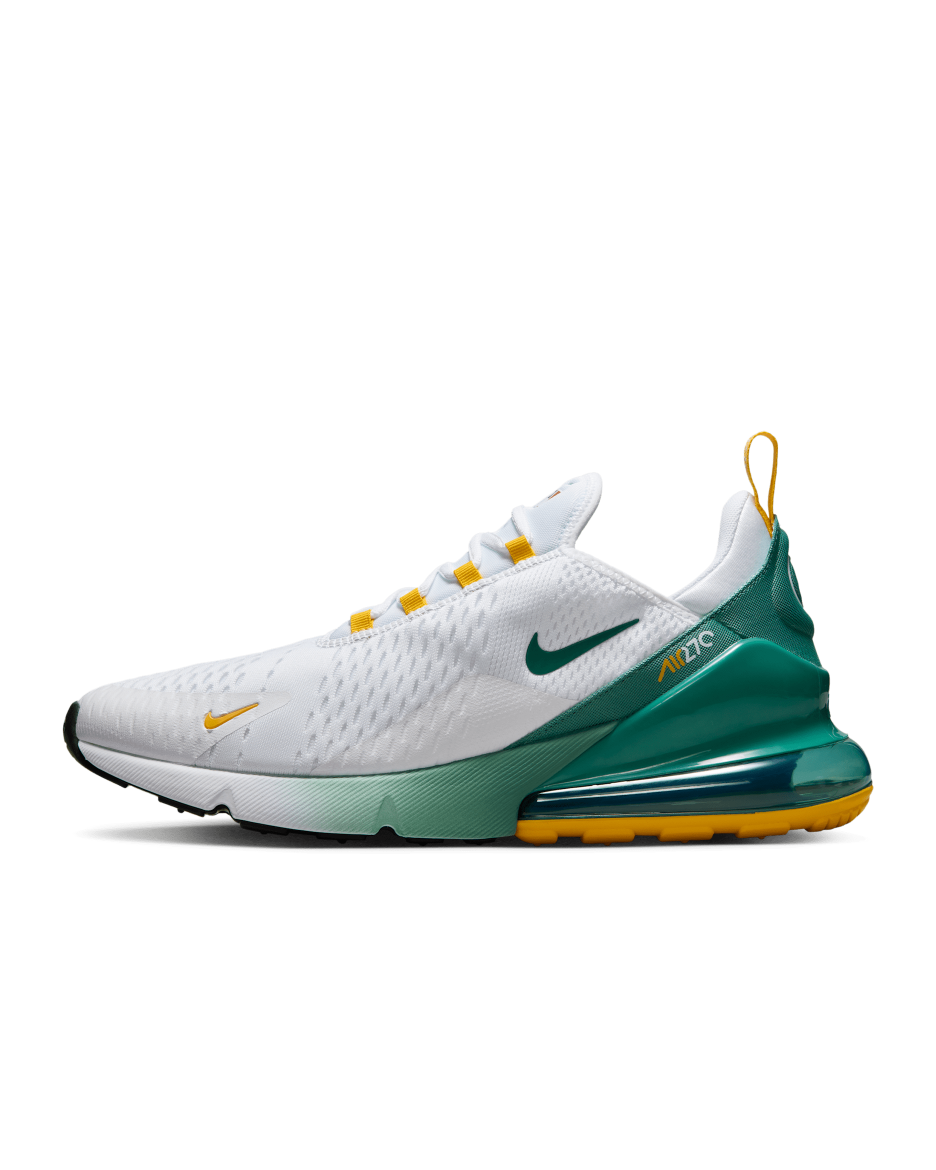 Boston Red Sox Nike Air Max 270 Men's Shoes - White/Amarillo/Bicoastal
