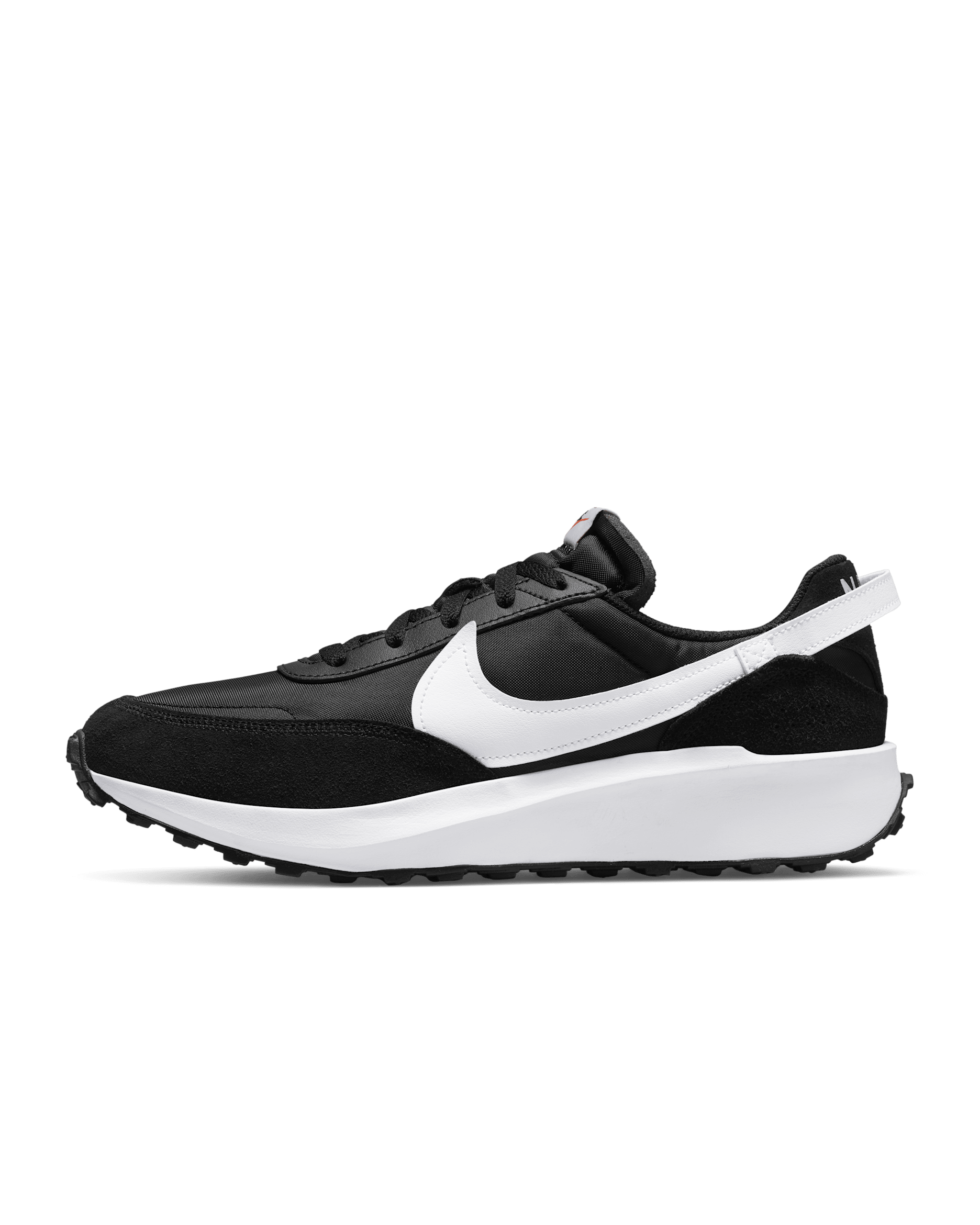 Nike Waffle Debut Men's Shoes - Black/Orange/Clear/White