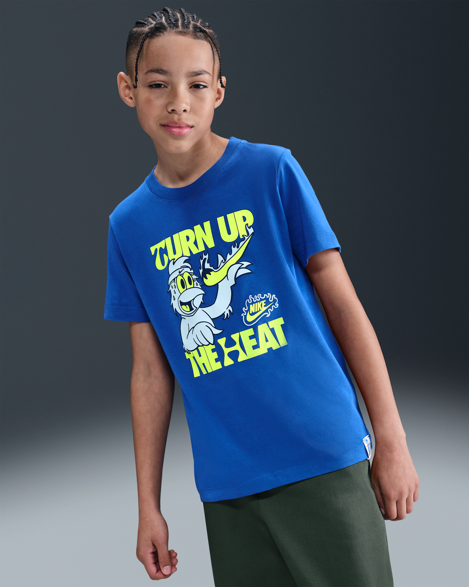 Nike Sportswear Big Kids' T-Shirt - Game Royal