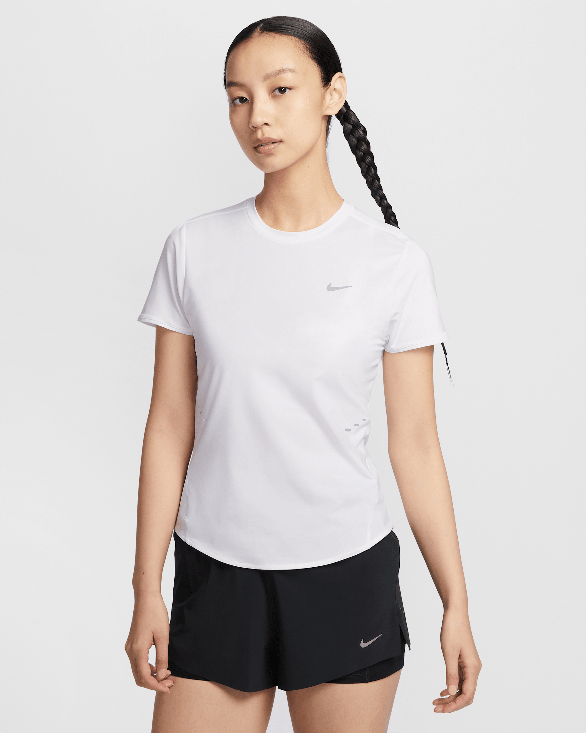 Nike Swift Women's Dri-FIT Short-Sleeve Running Top - White