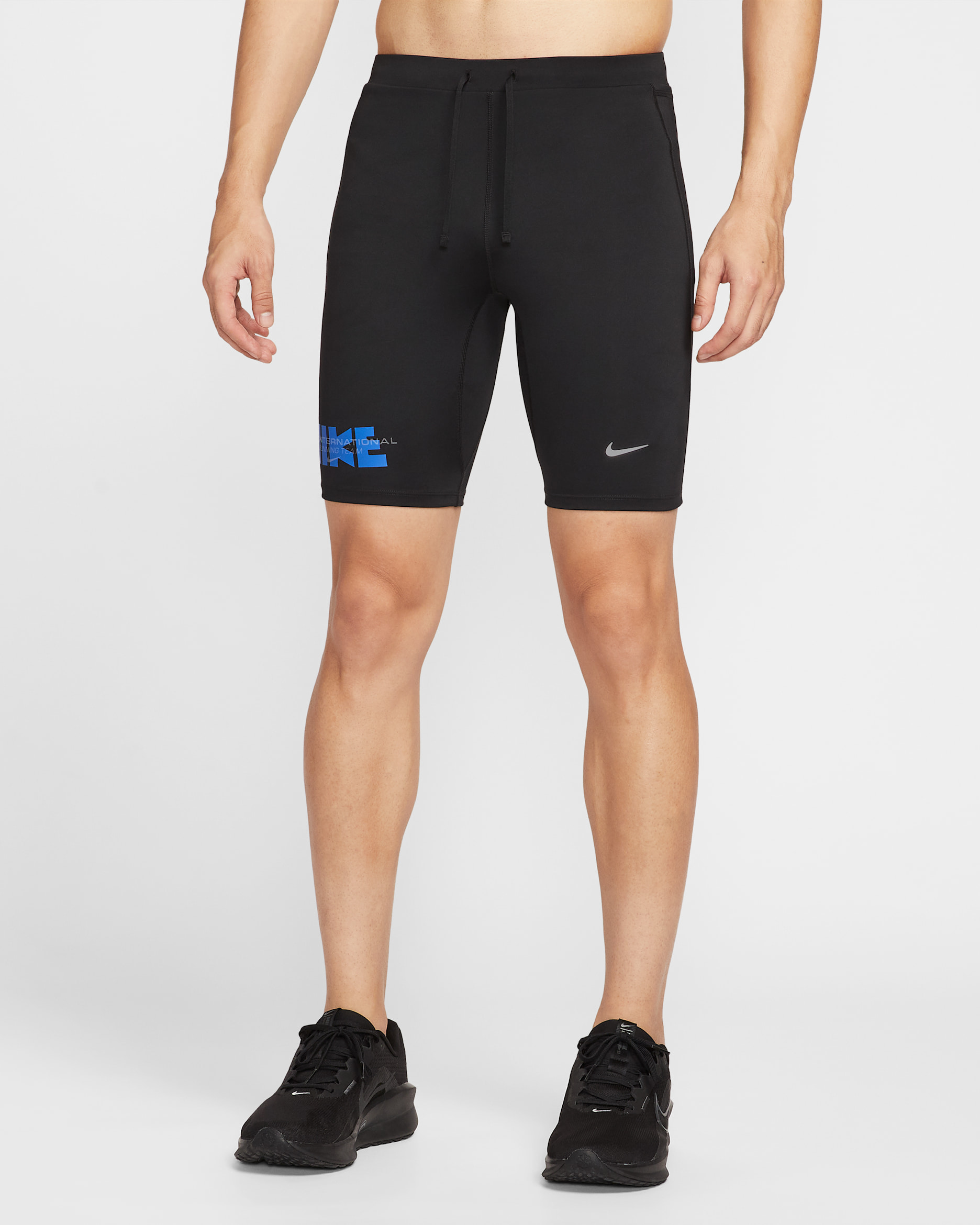 Nike Fast Men's Dri-FIT 1/2-Length Running Tights - Black