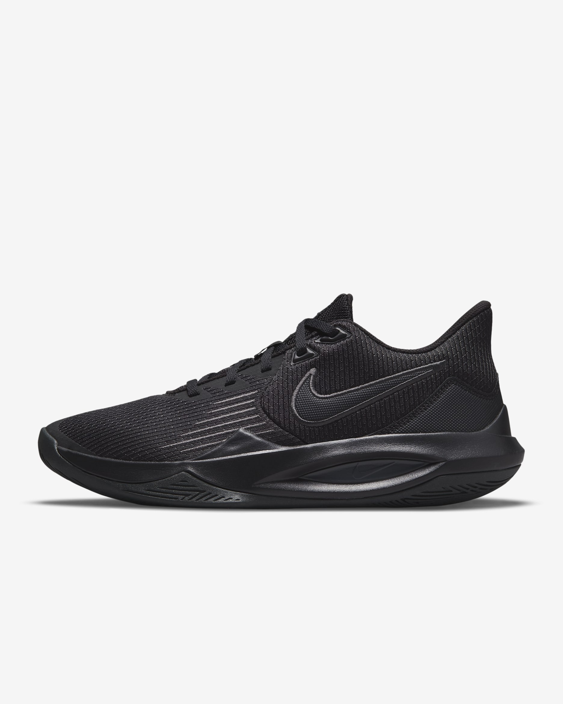 รองเท้าบาสเก็ตบอล Nike Precision 5 - ดำ/Anthracite/ดำ