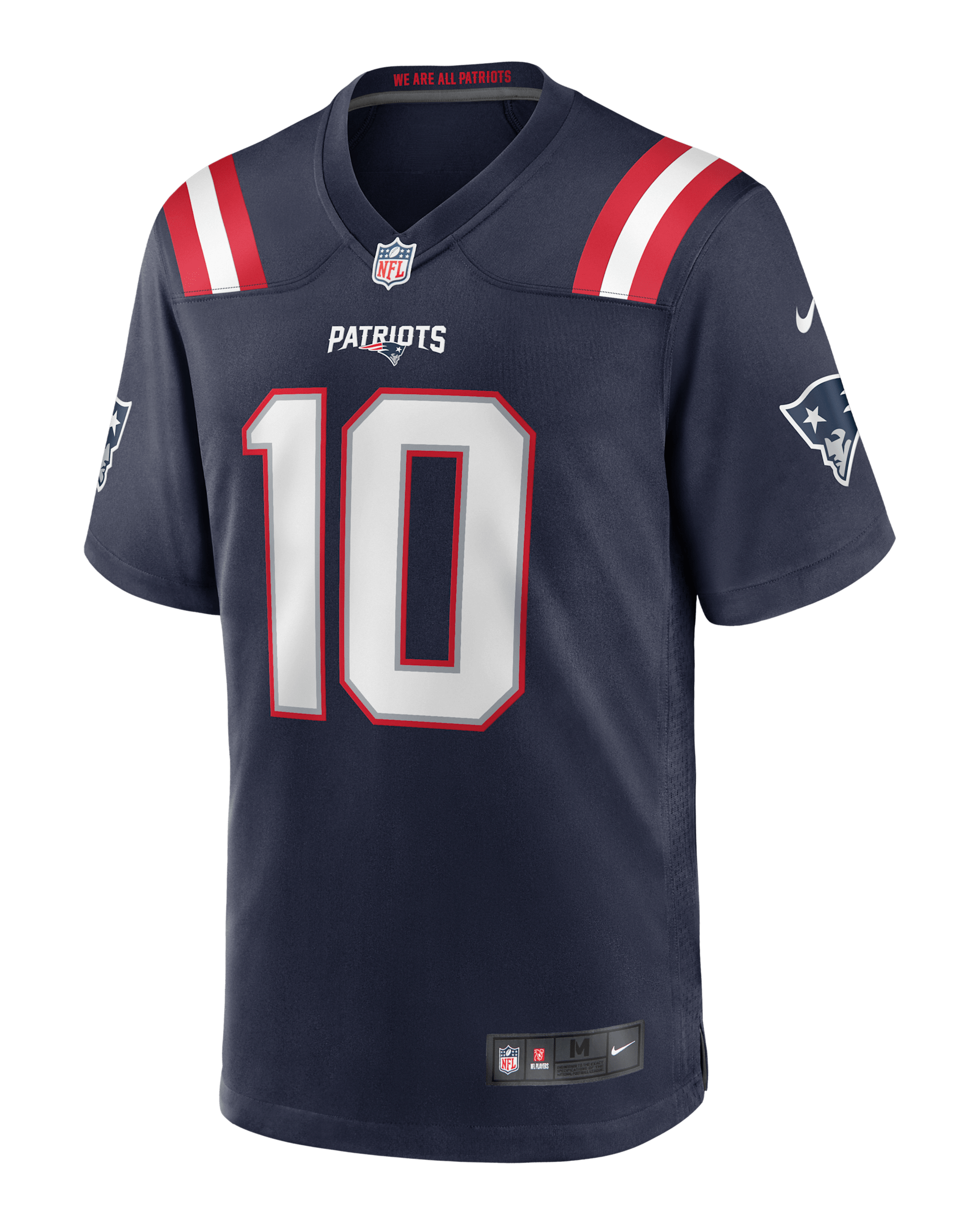 Drake Maye New England Patriots Men's Nike NFL Game Jersey - College Navy