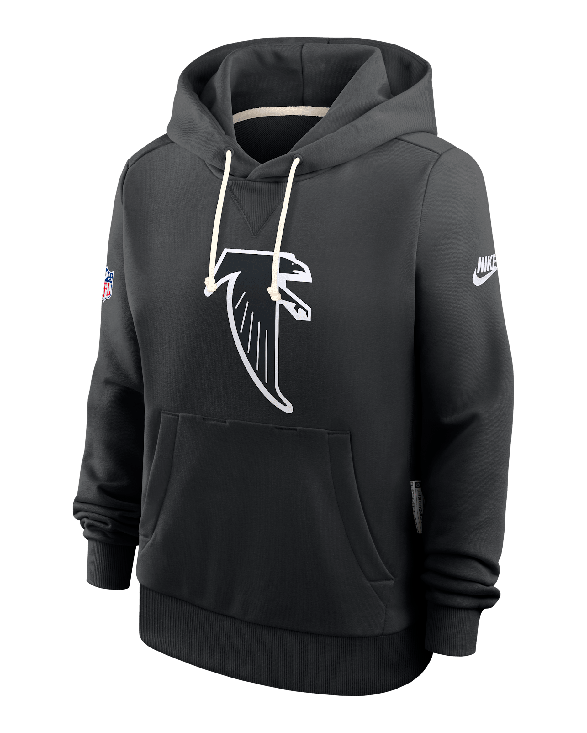 Atlanta Falcons Alt Pack Women's Nike Dri-FIT NFL Pullover Hoodie - Black