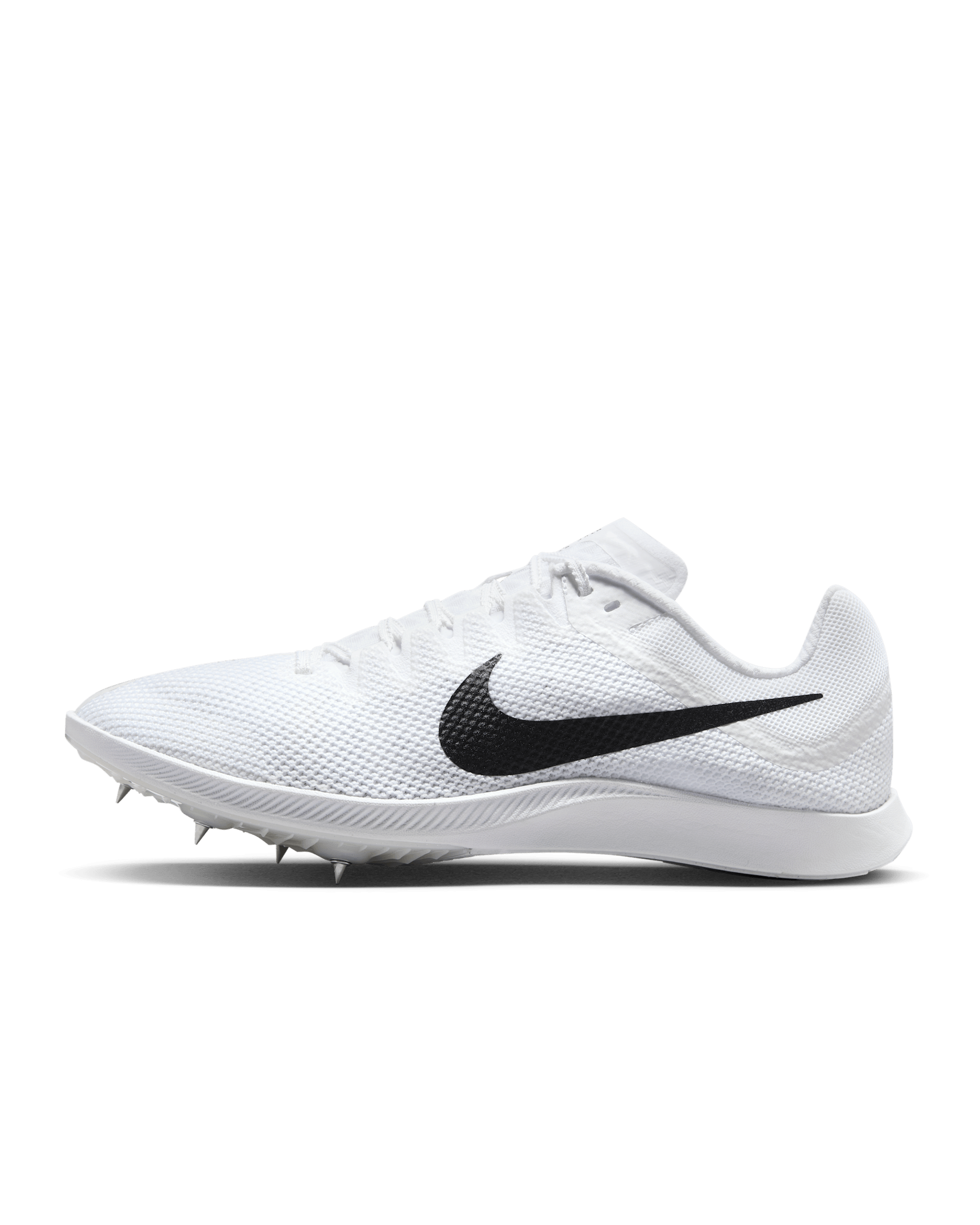 Nike Zoom Rival Distance Track & Field Distance Spikes - White/Metallic Silver/Black