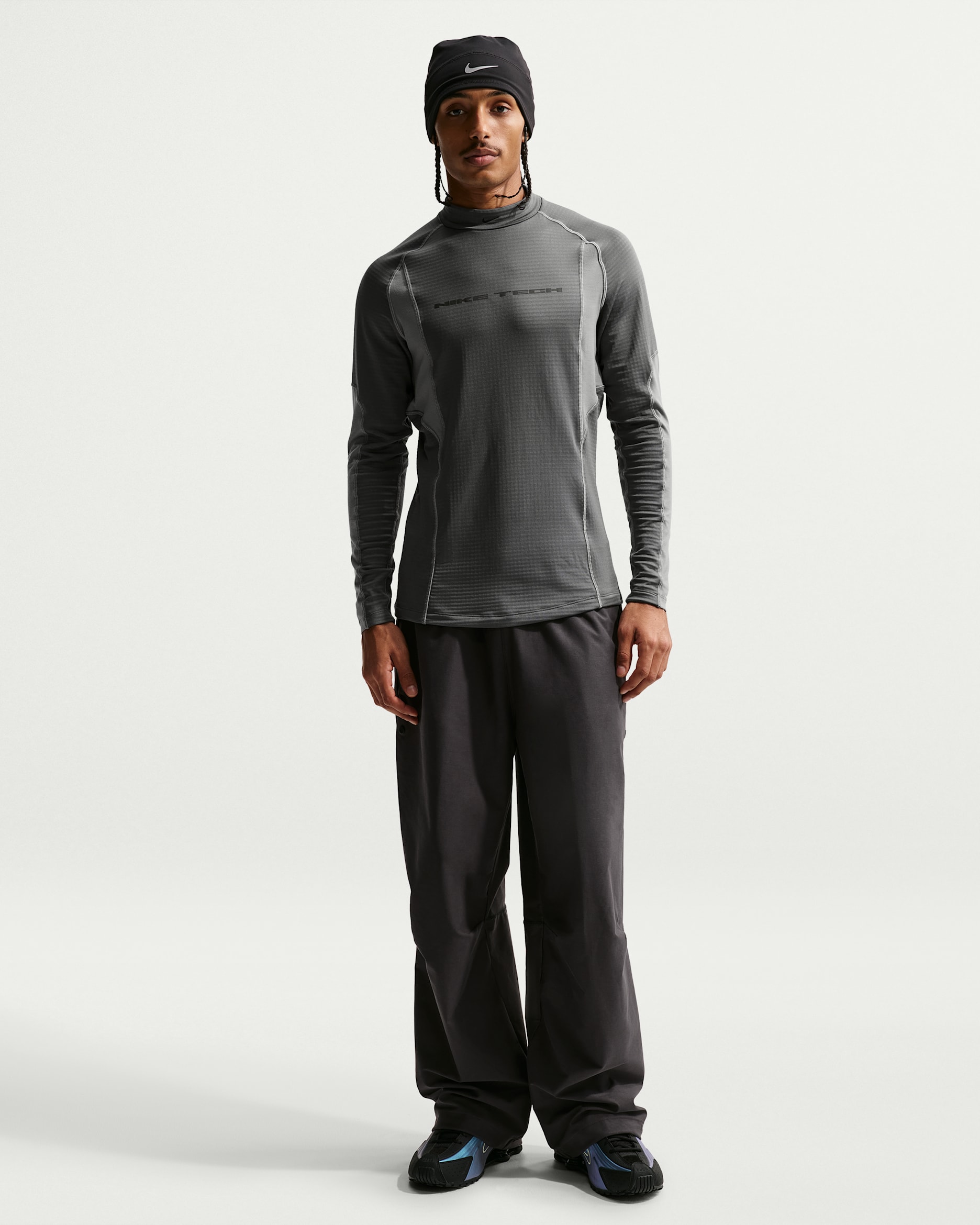 Pantalon homme en maille Shori Dri-FIT Nike Tech pour homme - Anthracite/Noir