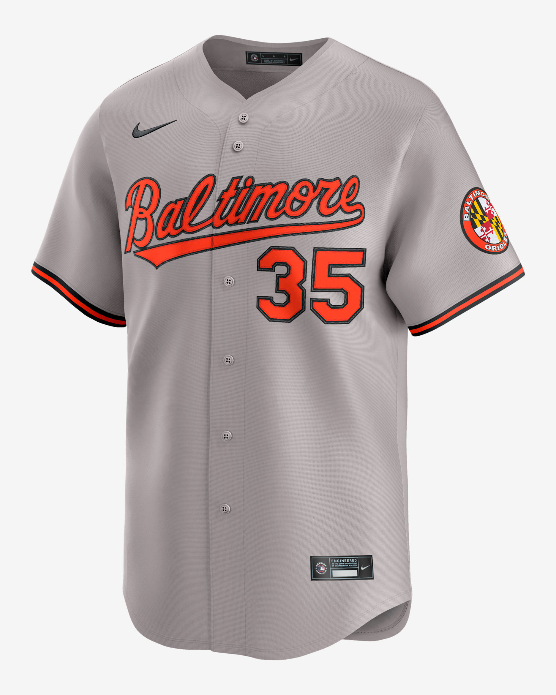 Adley Rutschman Baltimore Orioles Men's Nike Dri-FIT ADV MLB Limited Jersey - Grey