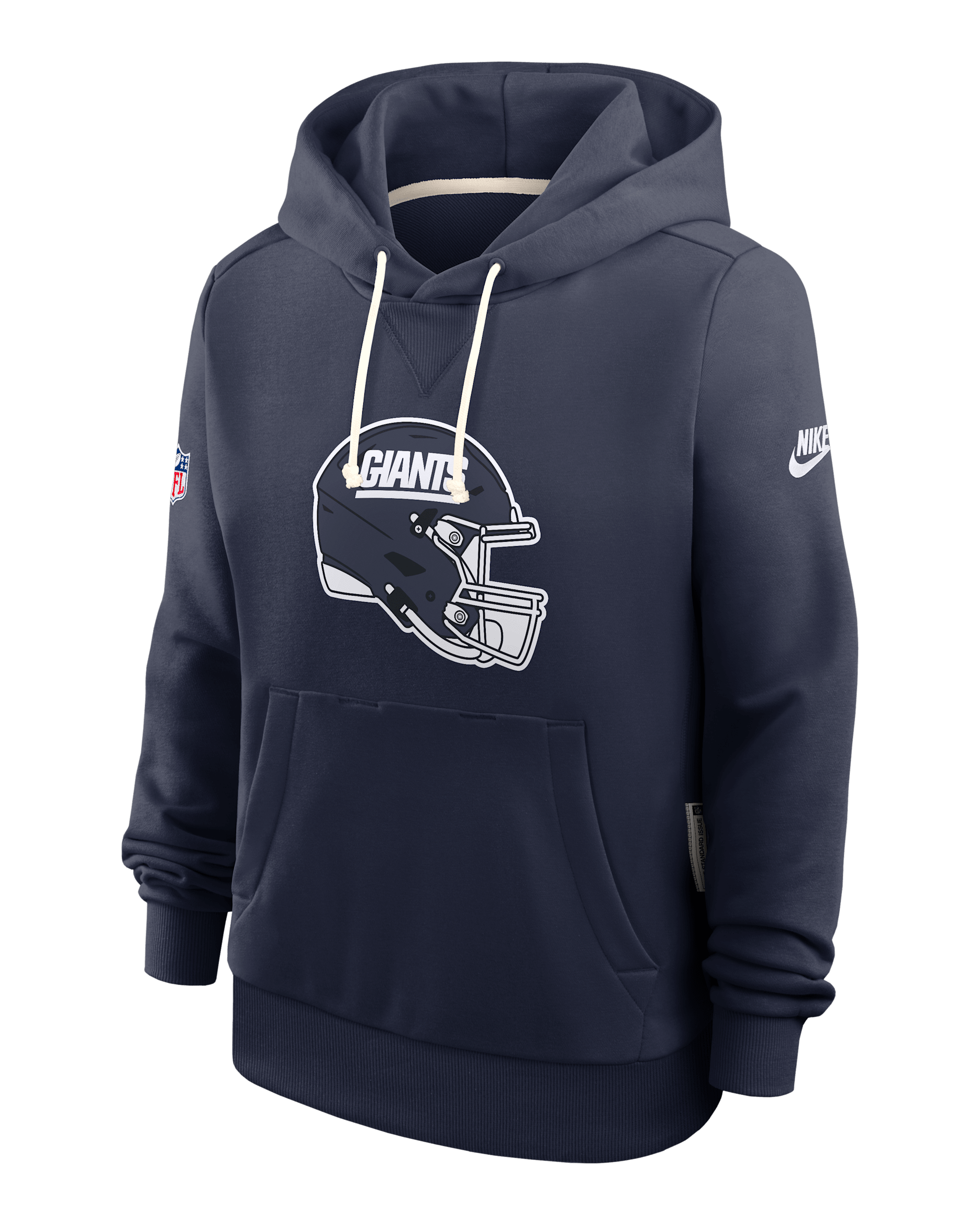 Sudadera con gorro sin cierre Nike Dri-FIT de la NFL para mujer New York Giants Alt Pack - Royal