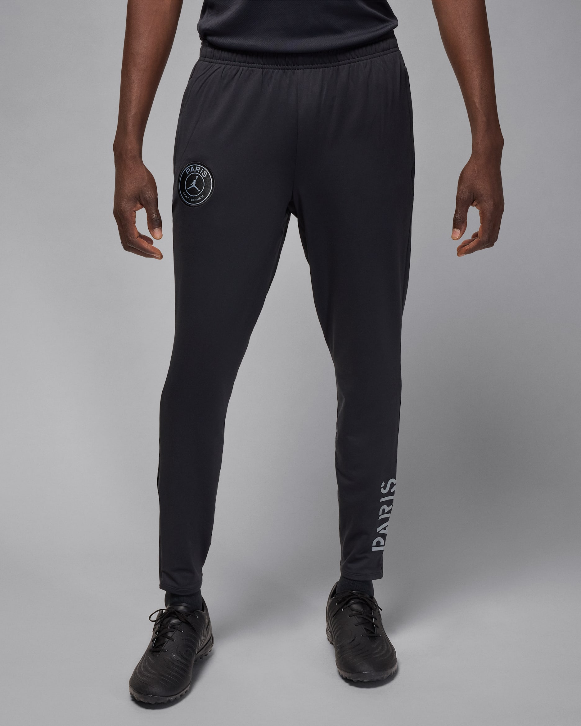 Paris Saint-Germain Strike Fourth Jordan Dri-FIT-Fußballhose aus Strickmaterial (Herren) - Off Noir/Off Noir/Particle Grey