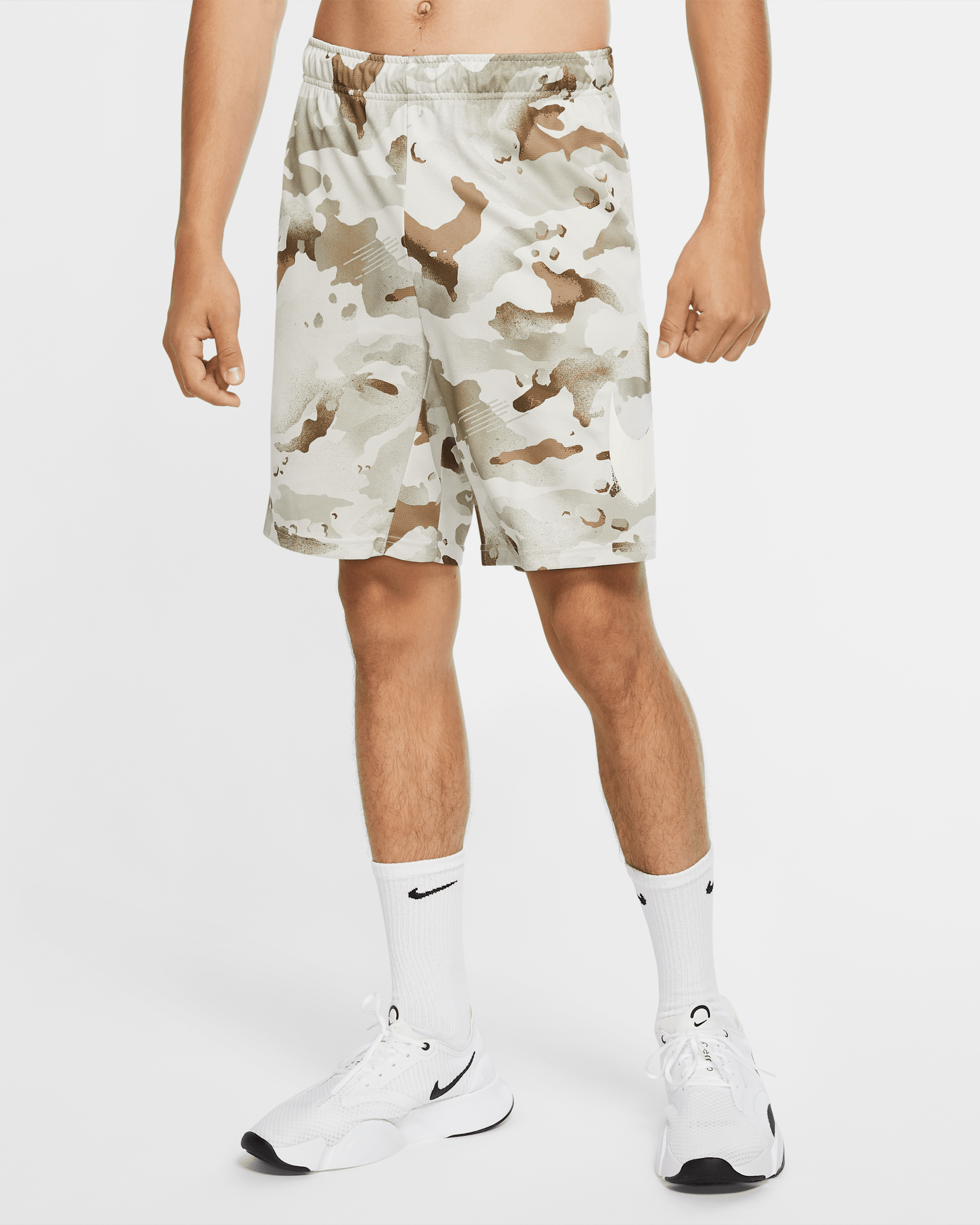 Shorts da training camo Nike Dri-FIT - Uomo - Mystic Stone/Sail