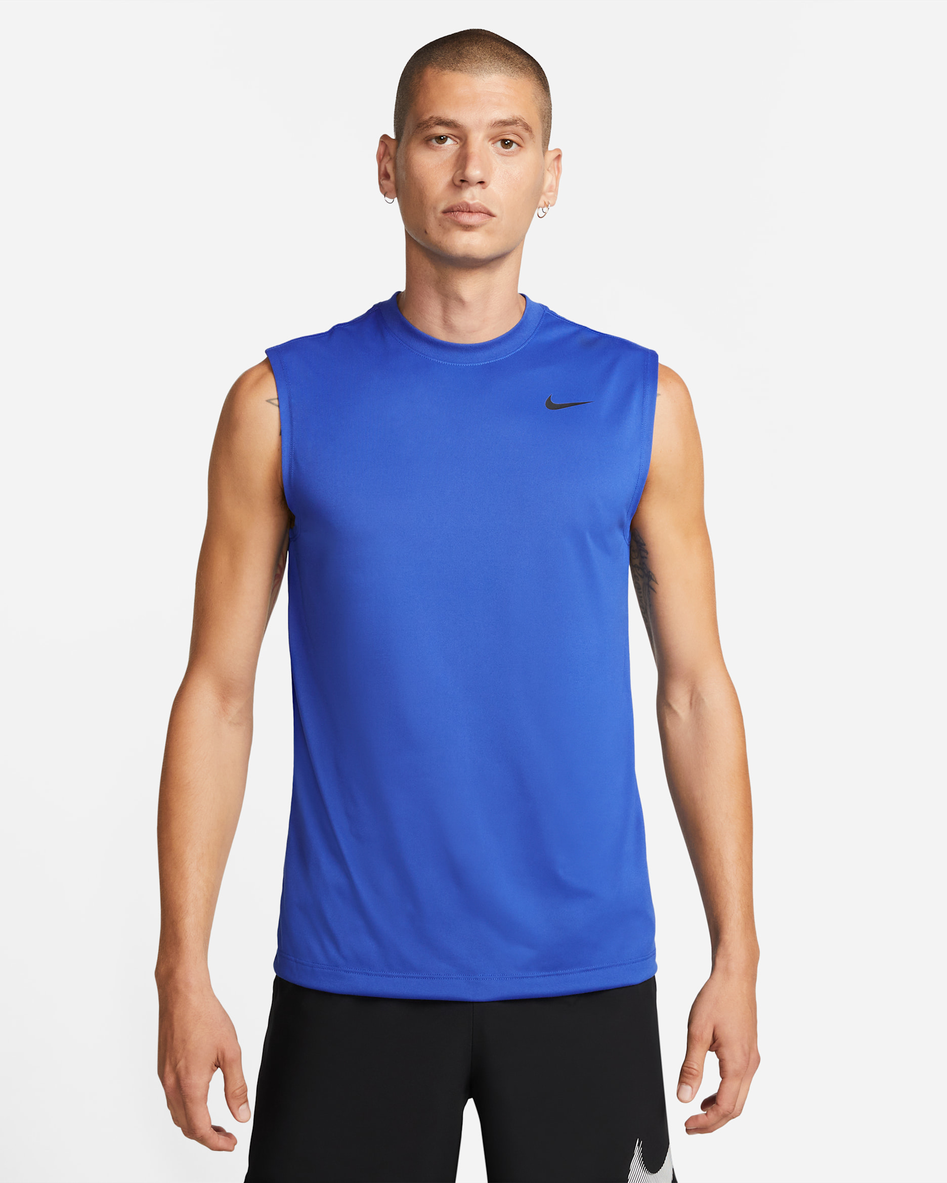 Nike Dri-FIT Legend Men's Sleeveless Fitness T-Shirt - Game Royal/Black