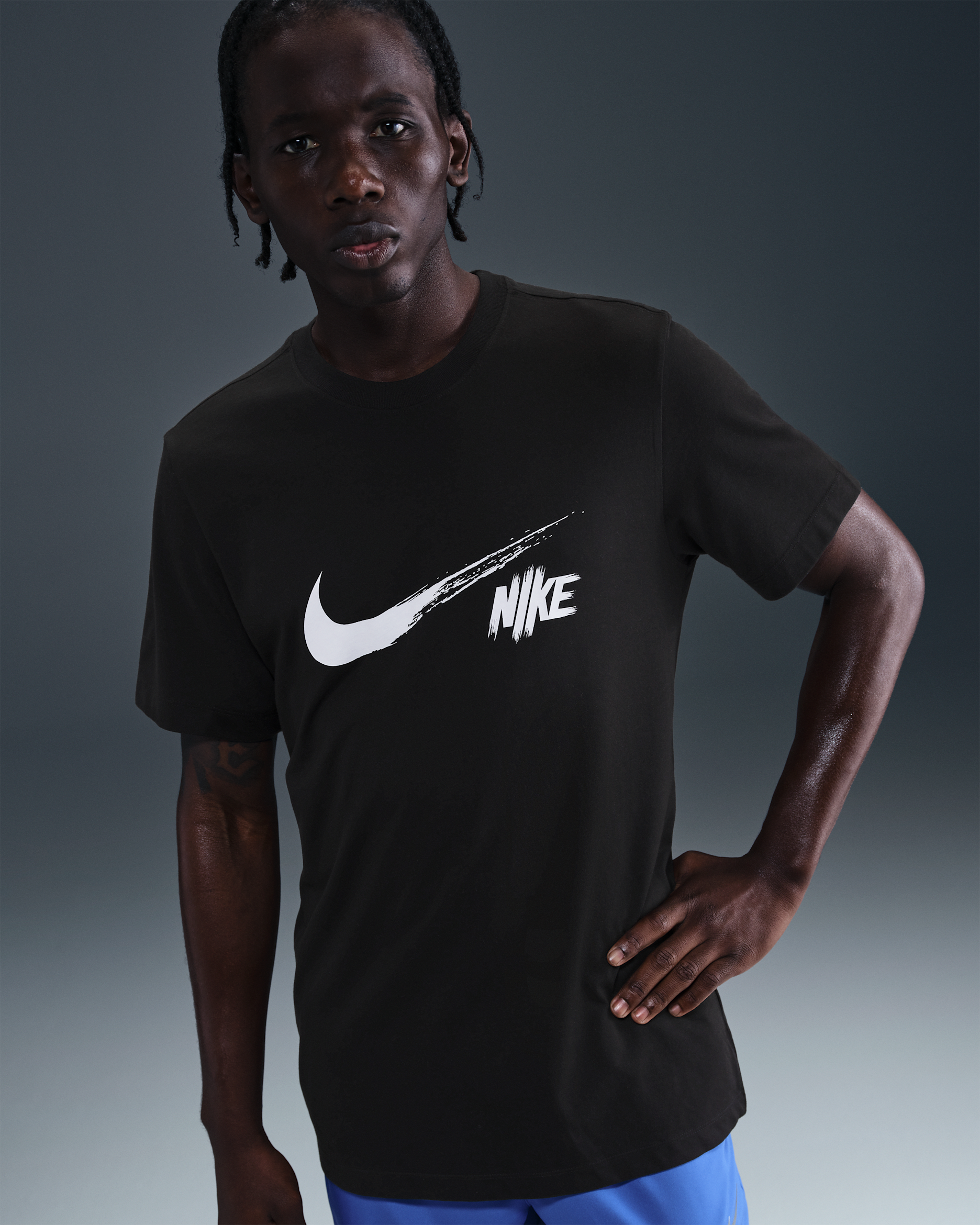 Nike Men's Dri-FIT Training T-Shirt - Black