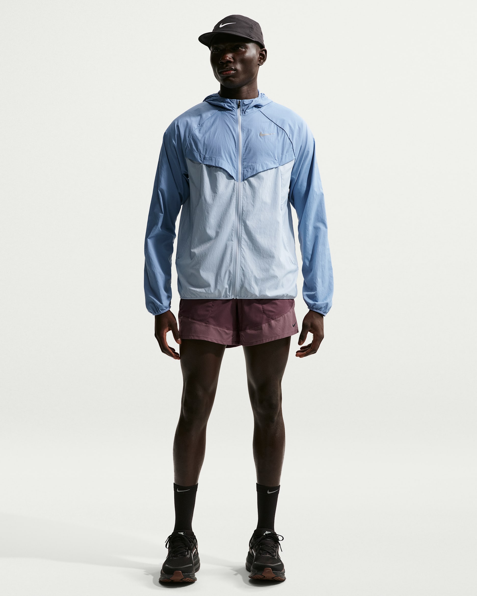 Nike Stride Men's Dri-FIT 5" Brief-Lined Running Shorts - Dark Wine/Tattoo/Burgundy Crush