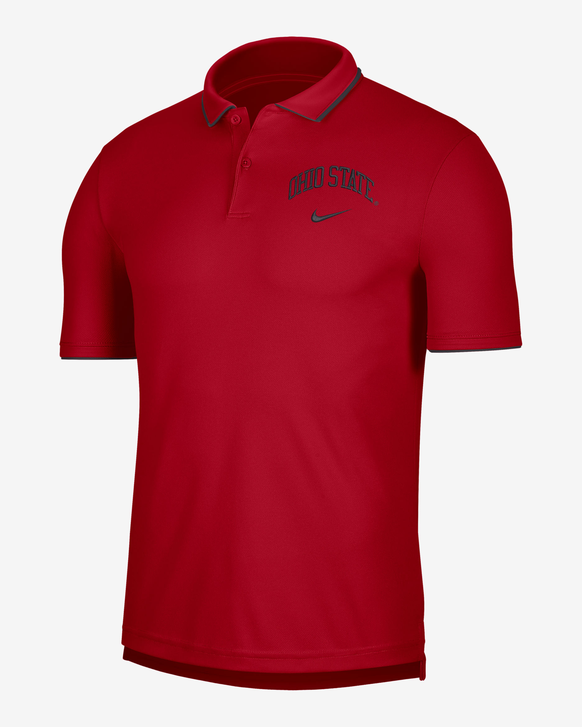 Nike College Dri-FIT (Ohio State) Men's Polo - University Red/Off Noir