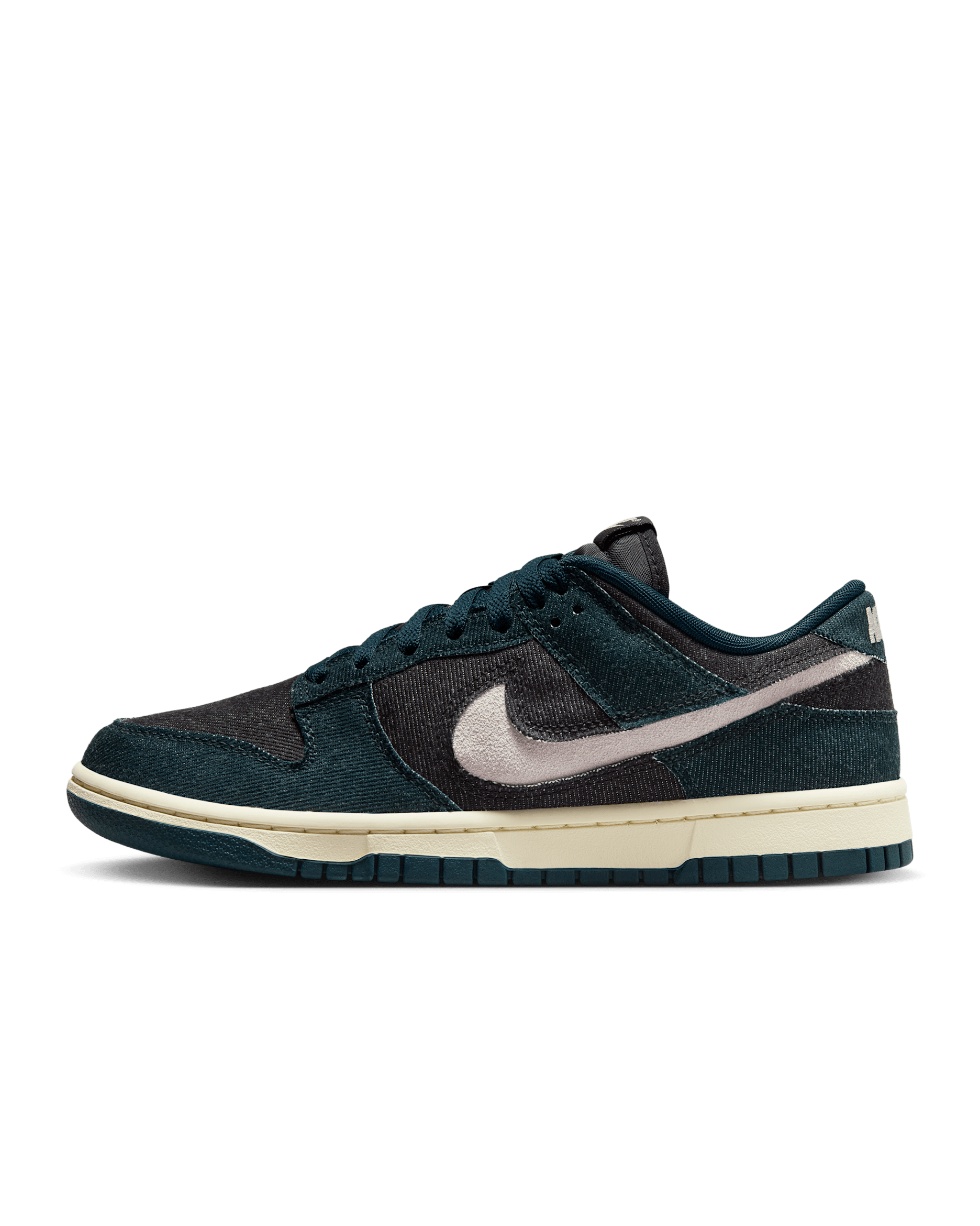 Tenis para mujer Nike Dunk Low - Azul marino militar/Negro/Leche de coco/Gris universitario