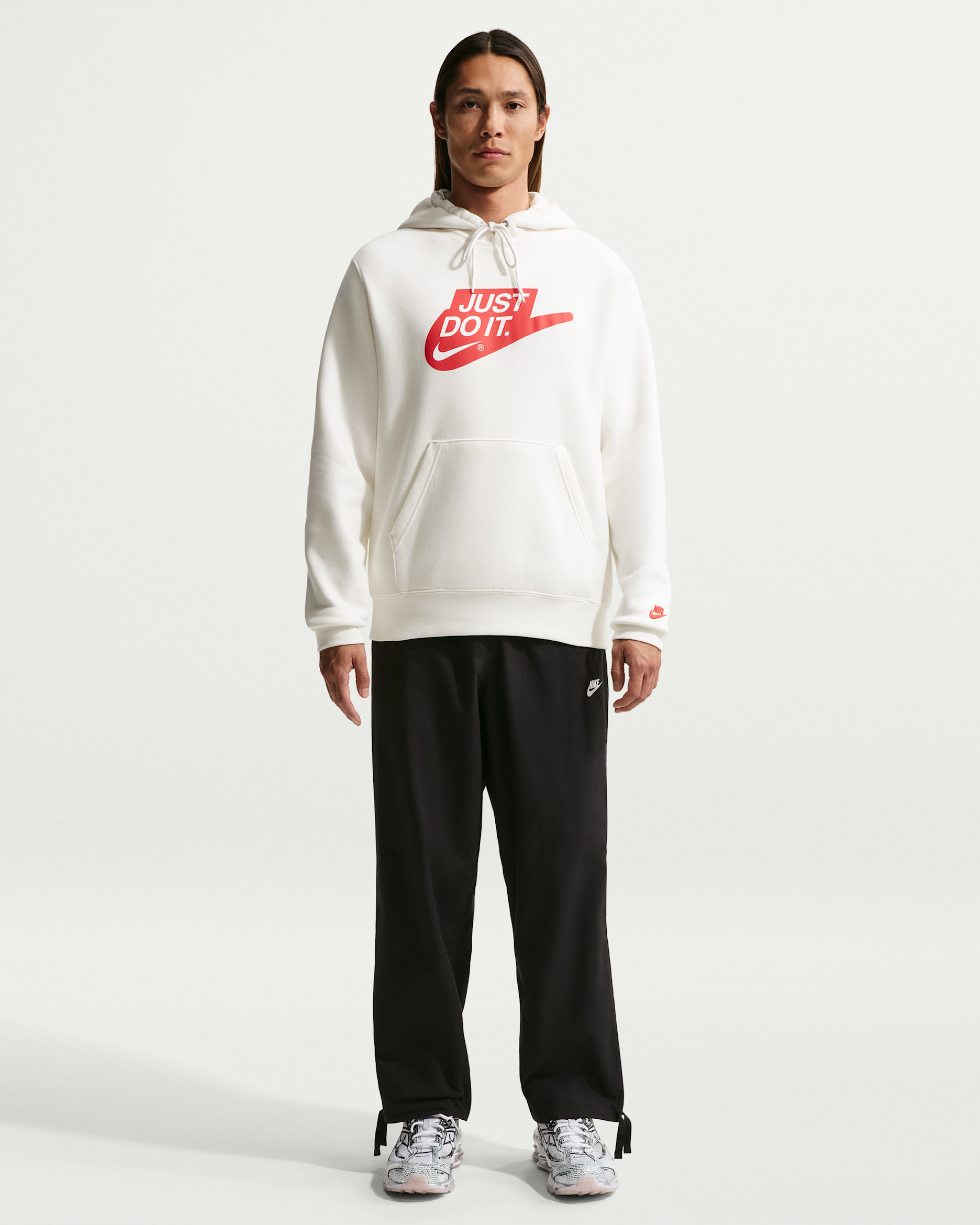 나이키 스포츠웨어 클럽 남성 팬츠 - 블랙/화이트