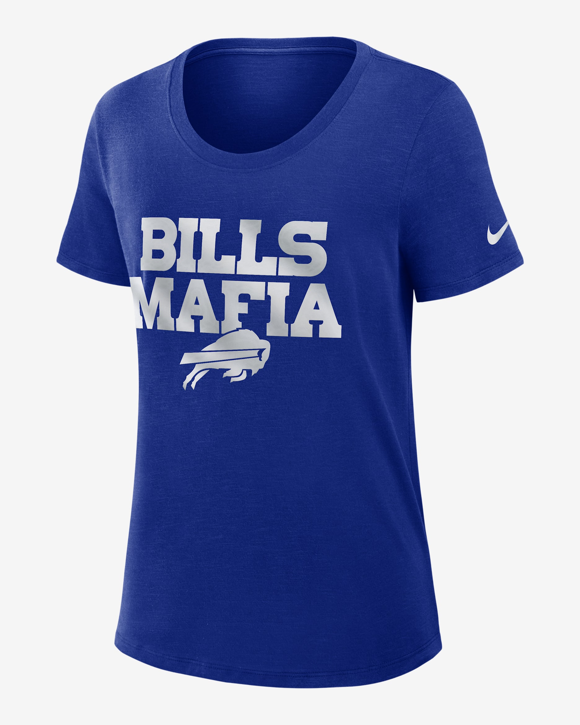 Buffalo Bills Rivalries Collection Slub Women's Nike Dri-FIT NFL T-Shirt - White
