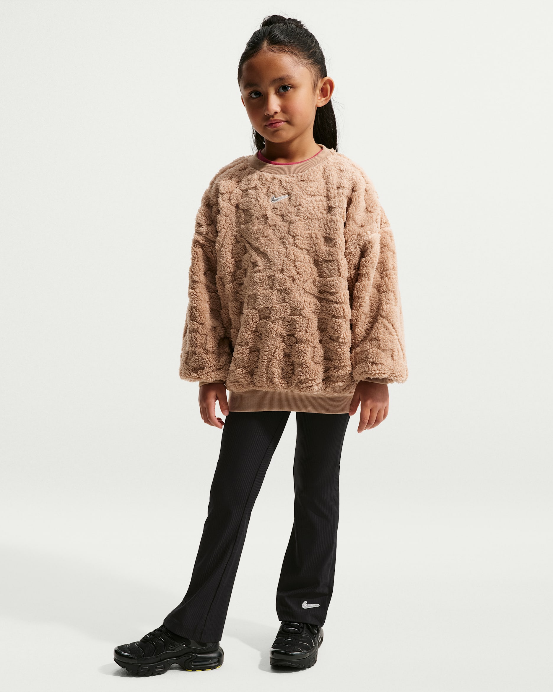 Nike Cozy Little Kids' 2-Piece Flared Leggings Set - Black