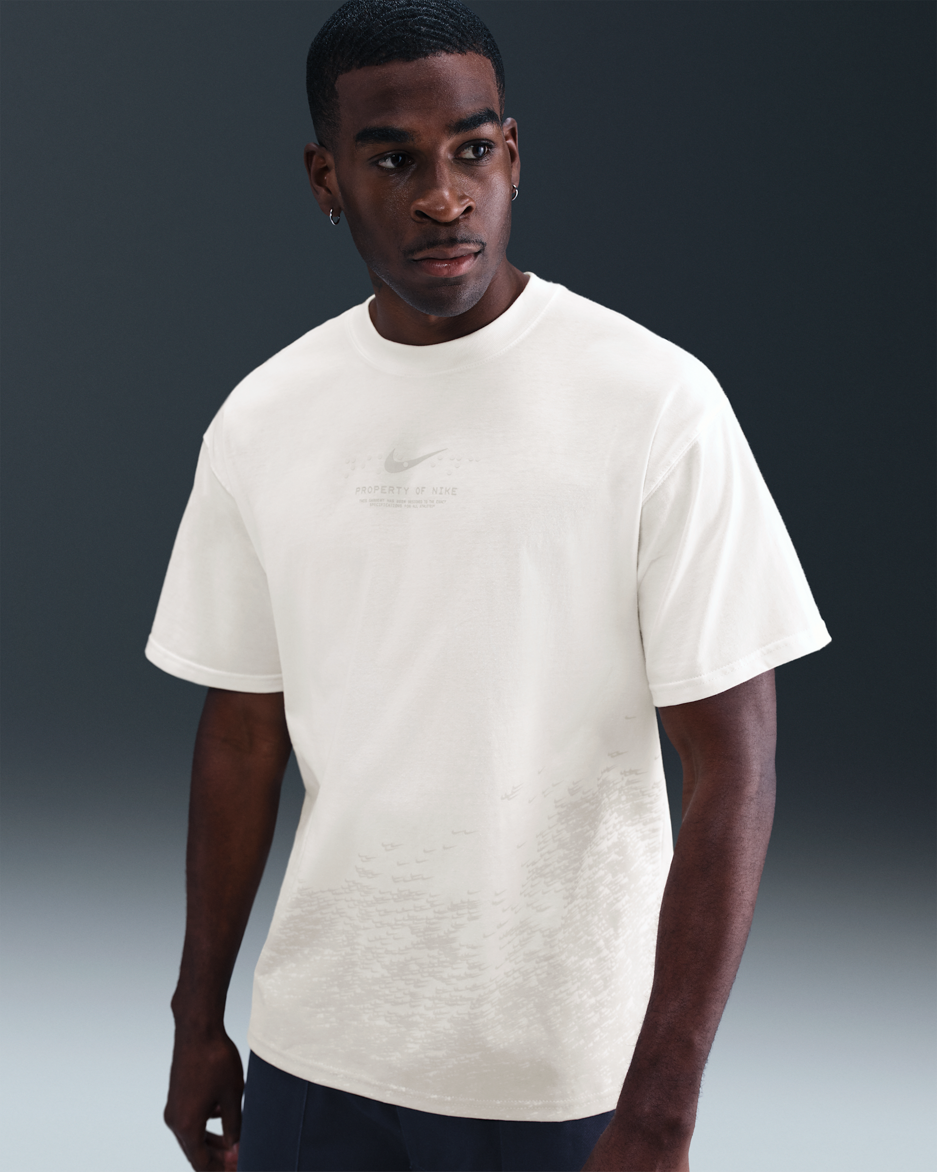Playera Max90 para hombre Nike Sportswear - Vela/Hueso claro
