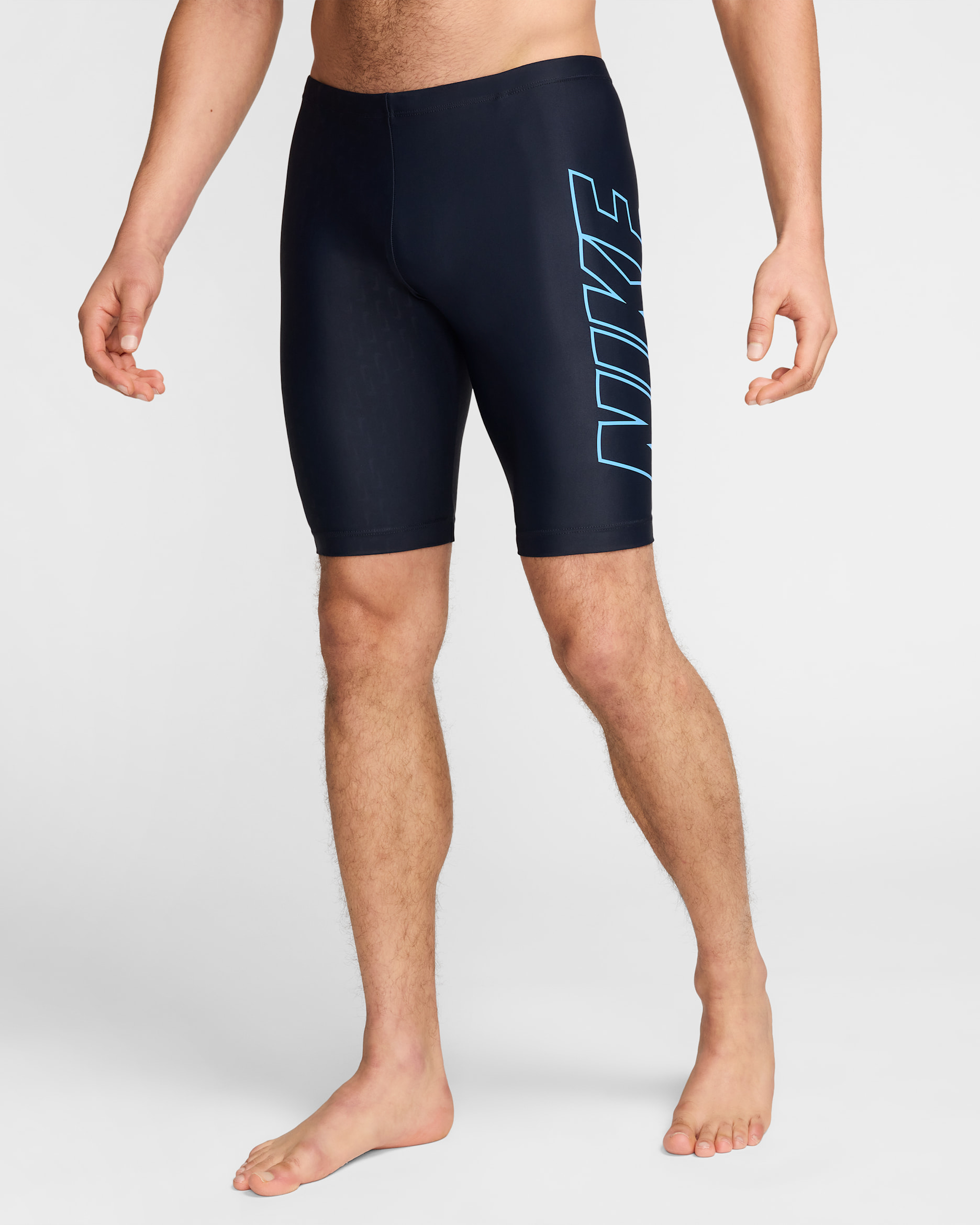 Jammer para hombre Nike Swim - Obsidiana oscuro/Azul universitario/Azul universitario