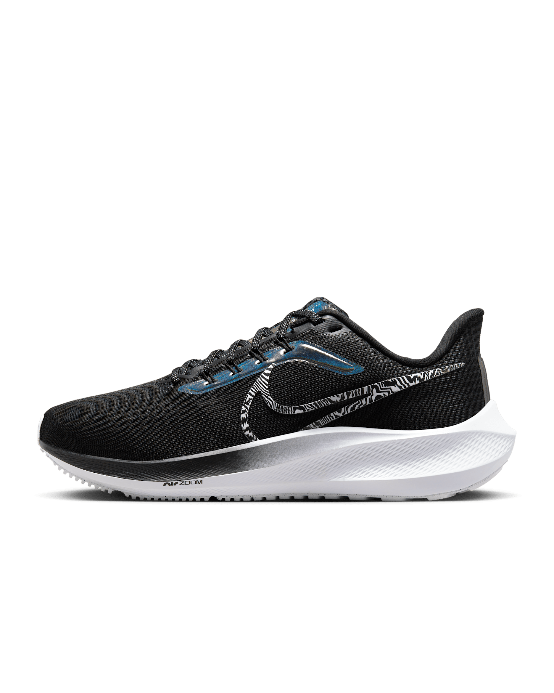 รองเท้าวิ่งโร้ดรันนิ่งผู้หญิง Nike Pegasus 39 Premium - ดำ/ขาว