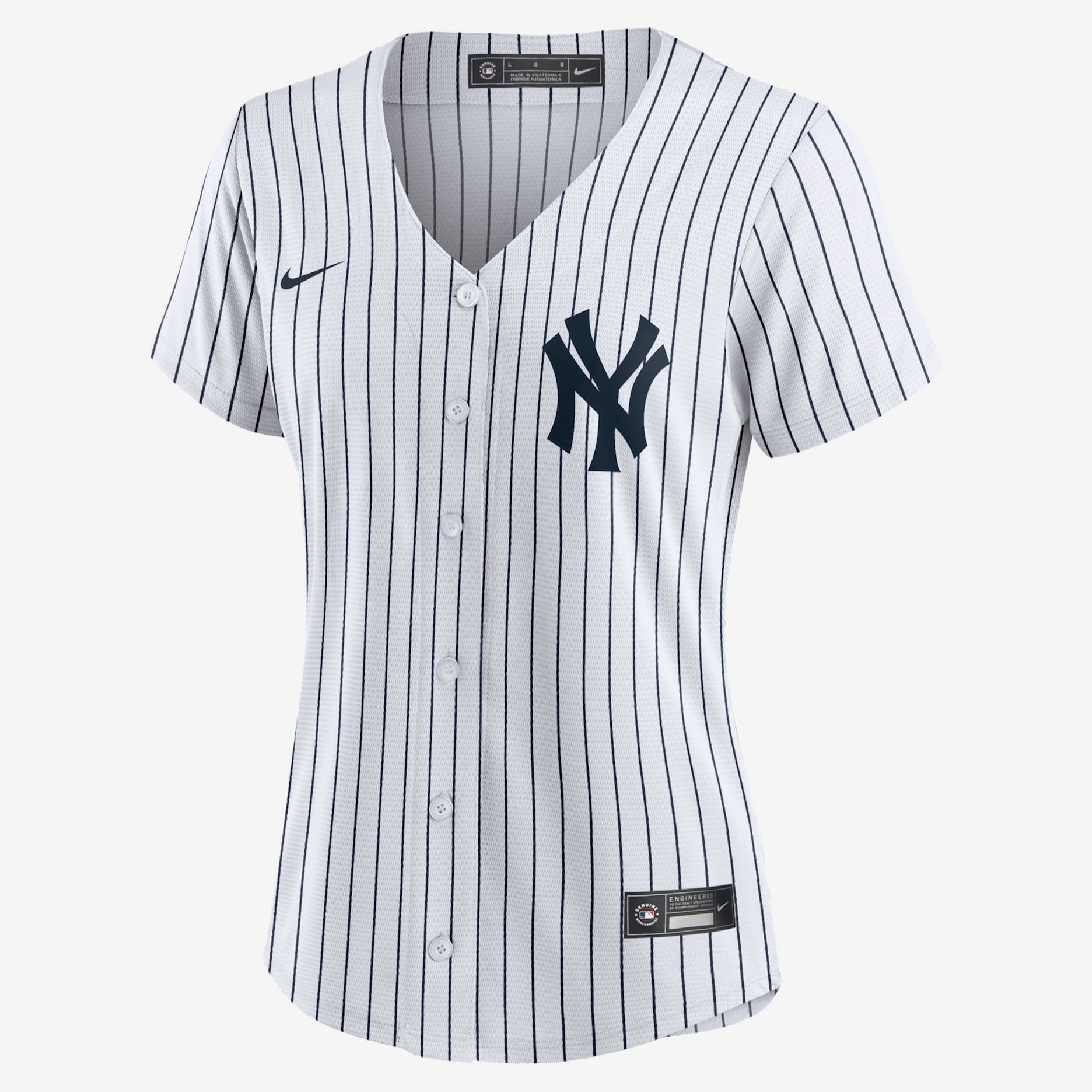 Jersey de béisbol Replica para mujer MLB New York Yankees (Aaron Judge) - Blanco
