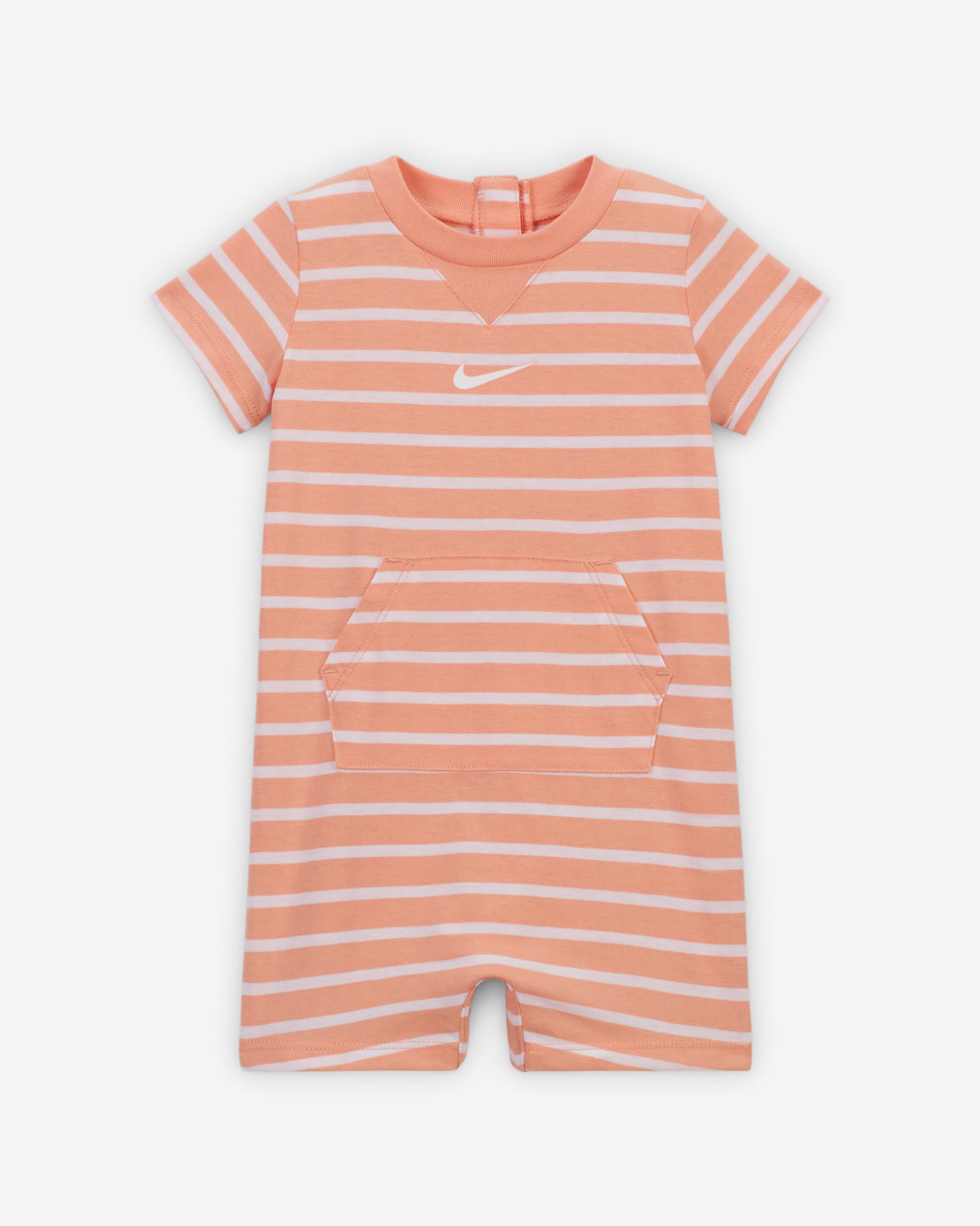 Nike Essentials Baby (0-9M) Short Sleeve Romper - Apricot Agate