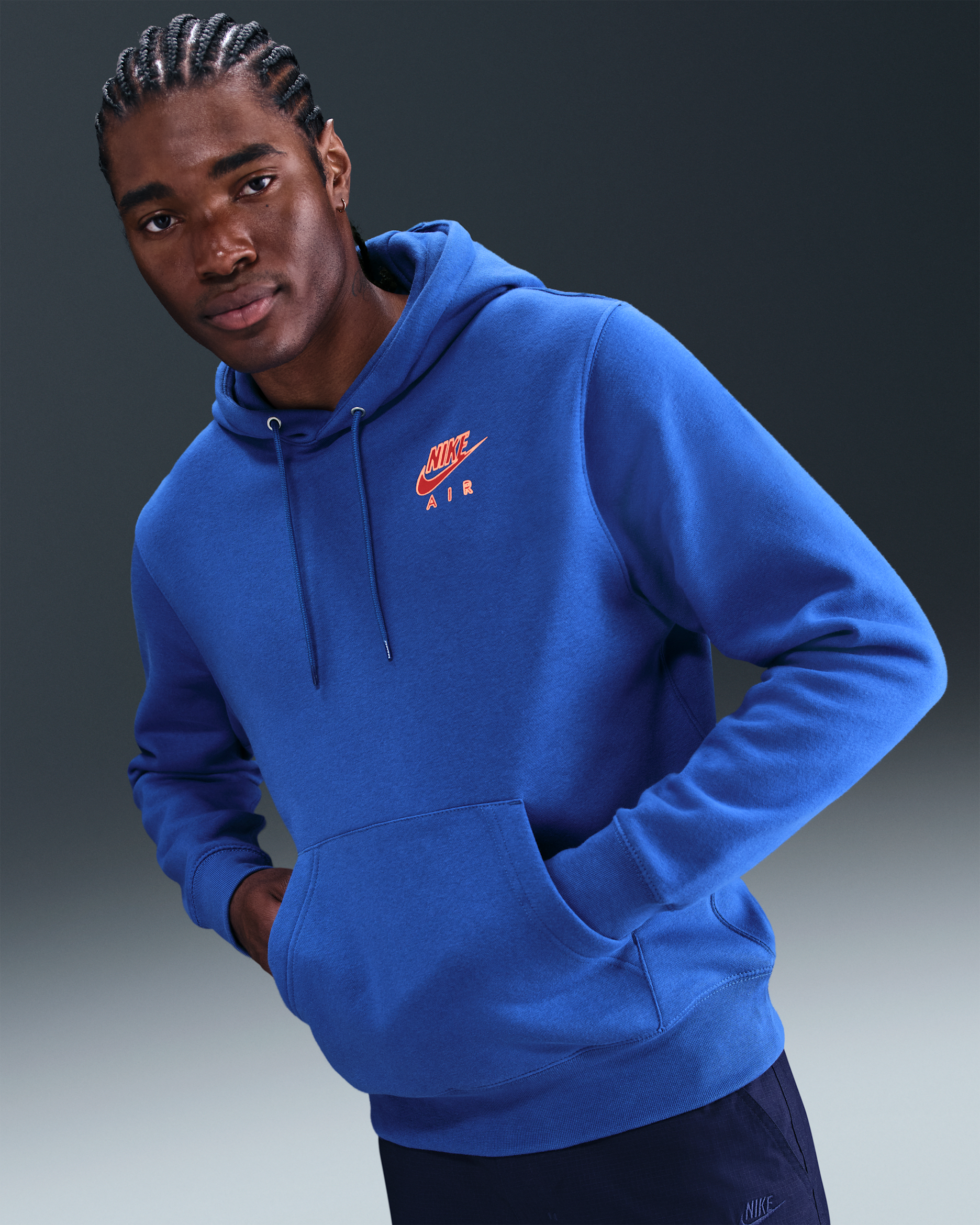 Nike Sportswear Club Pullover Fleece Hoodie - Game Royal